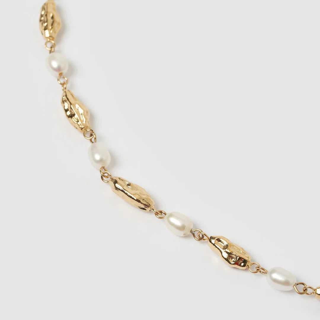 Mimi Pearl Necklace | Gold