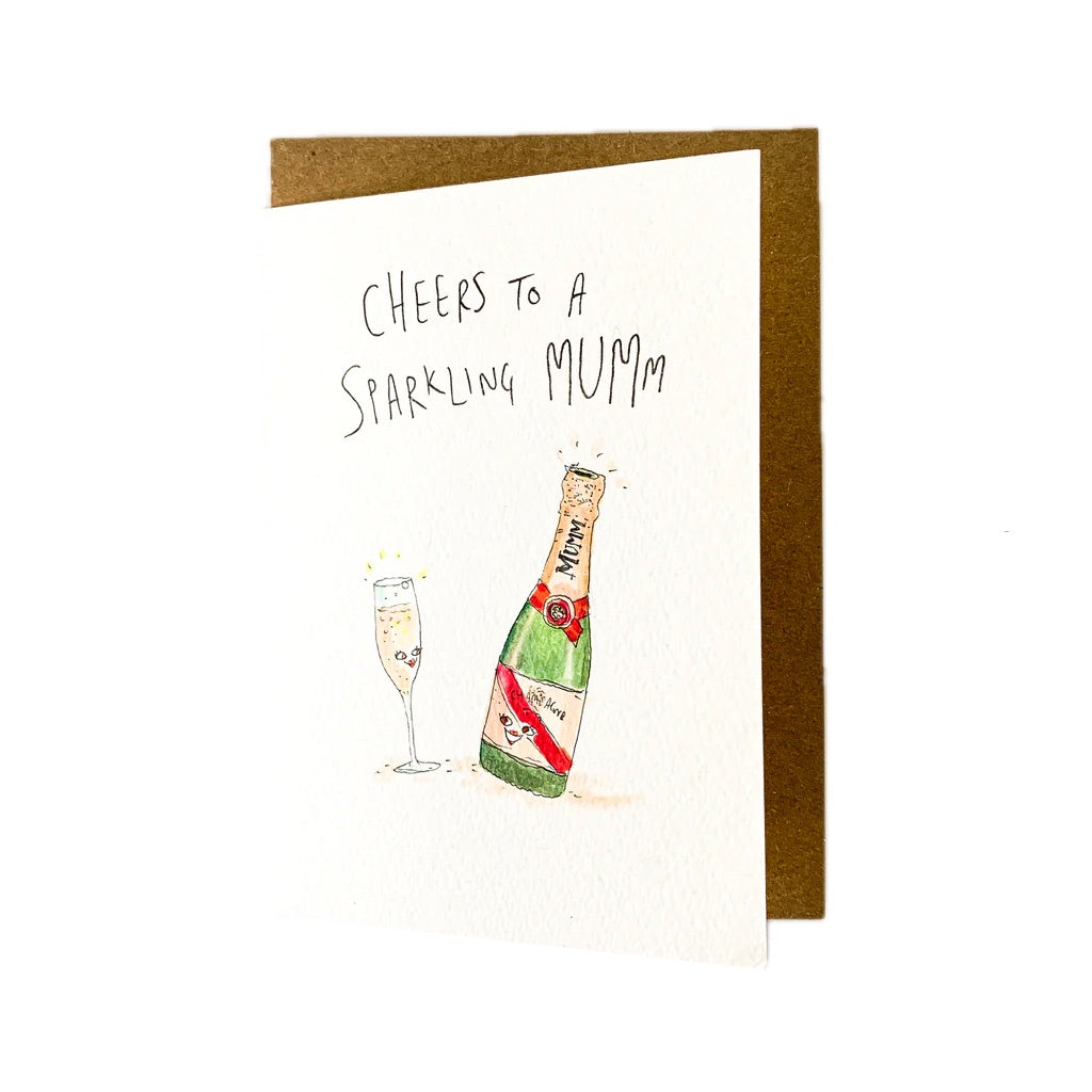 'Cheers To A Sparkling Mumm' Card