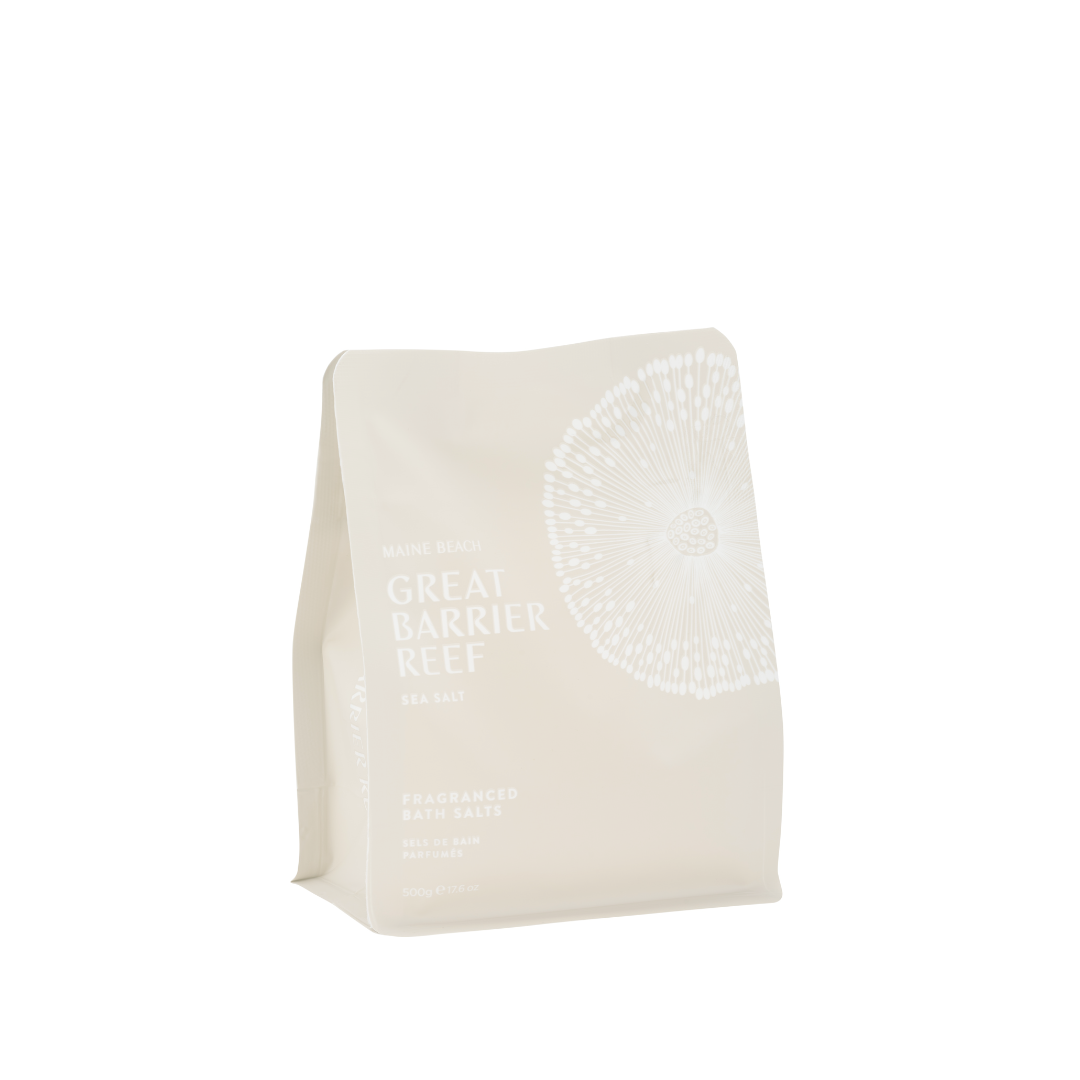 Great Barrier Reef Sea Salt Bath Salts Pouch 500g