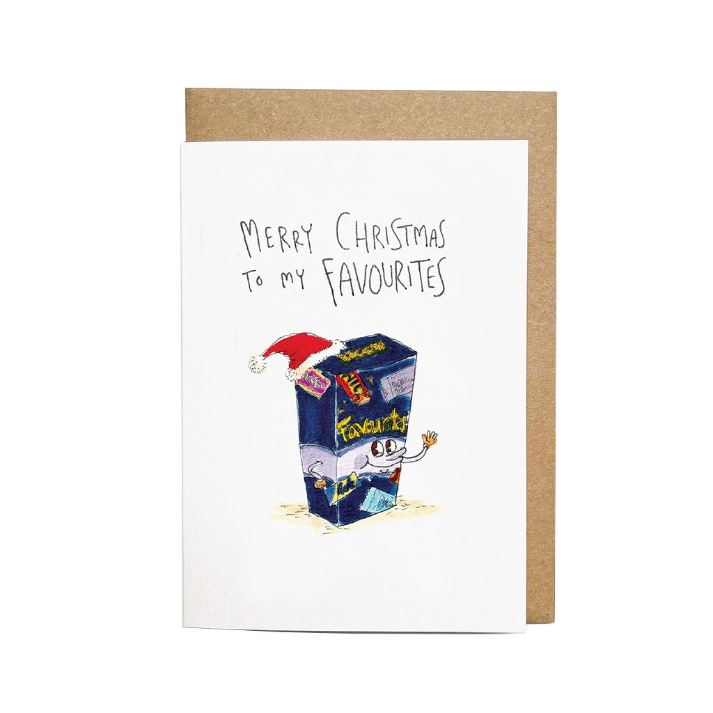 'Merry Christmas to my Favourites' Card