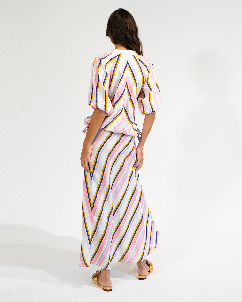 Austin Bias Skirt | Catalina Stripe