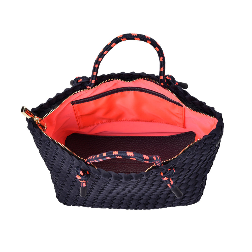 Michigan Tote | Navy Neo Plait
