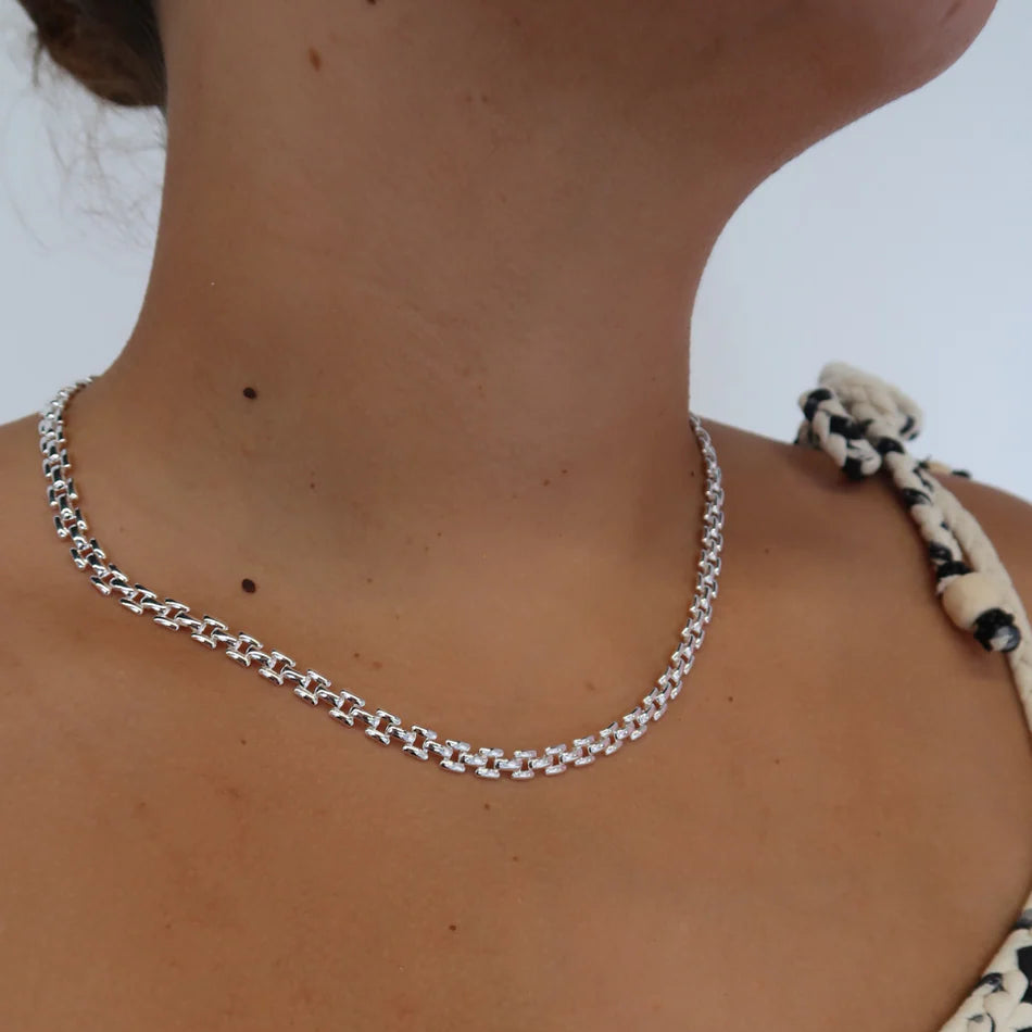 Millie Necklace | Silver
