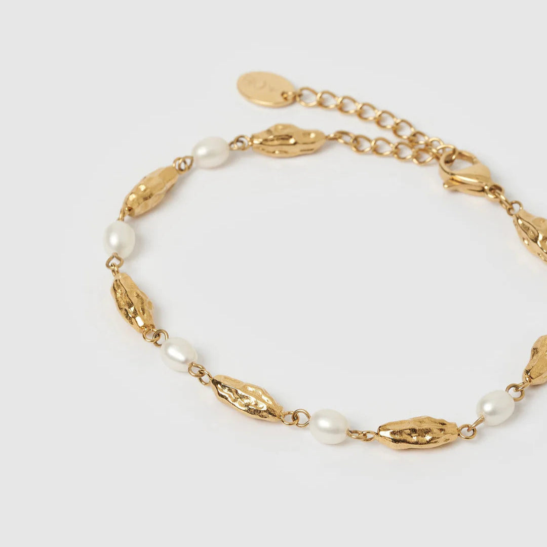 Mimi Pearl Bracelet | Gold