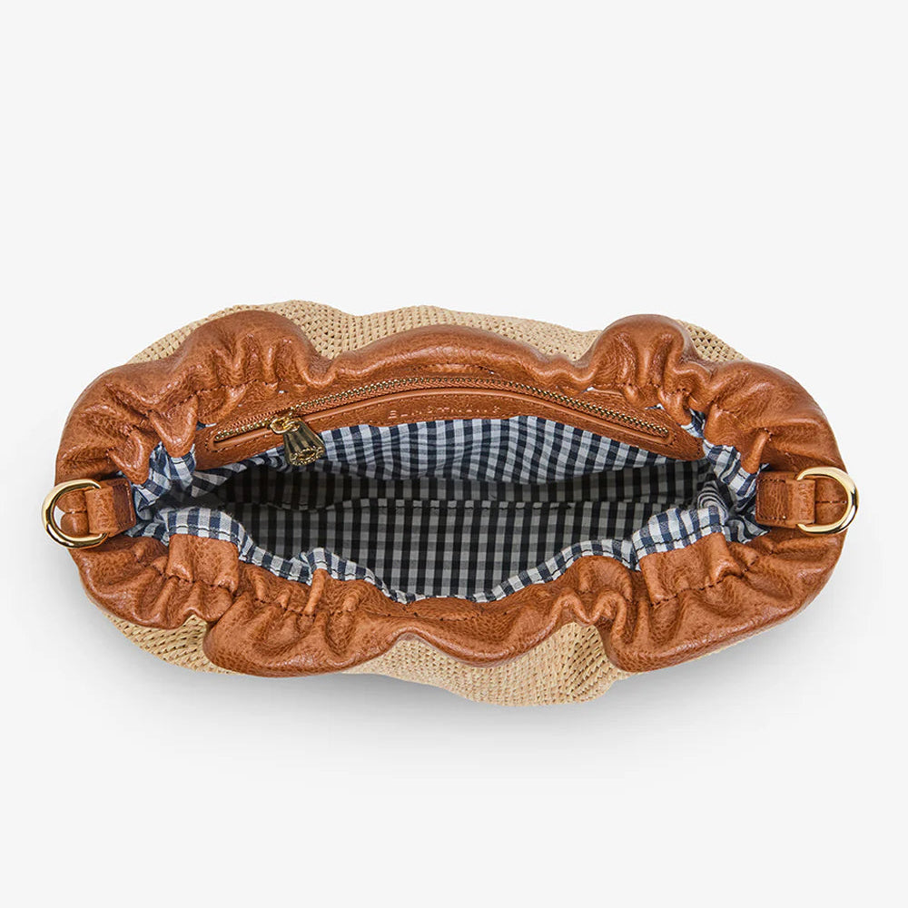 Monty Xbody Bag | Tan Natural Weave