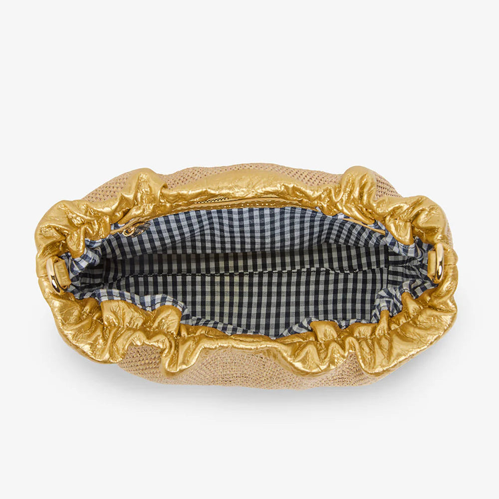 Monty Xbody Bag | Gold Weave