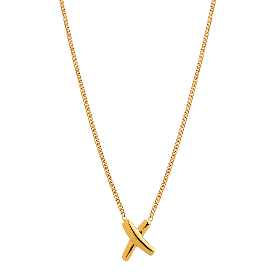 Bisous Necklace | Gold