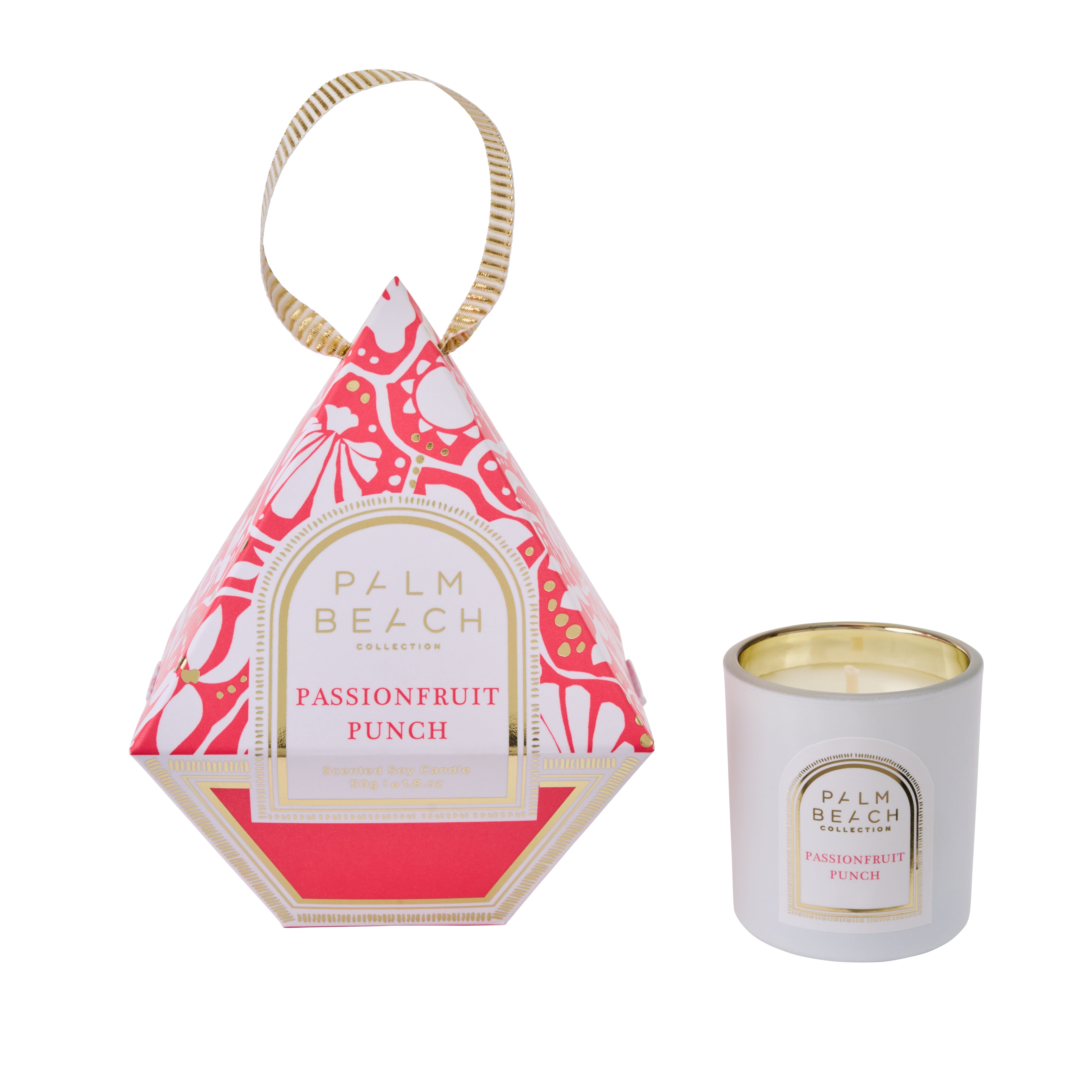 Passionfruit Punch Hanging Bauble Mini Candle 50g
