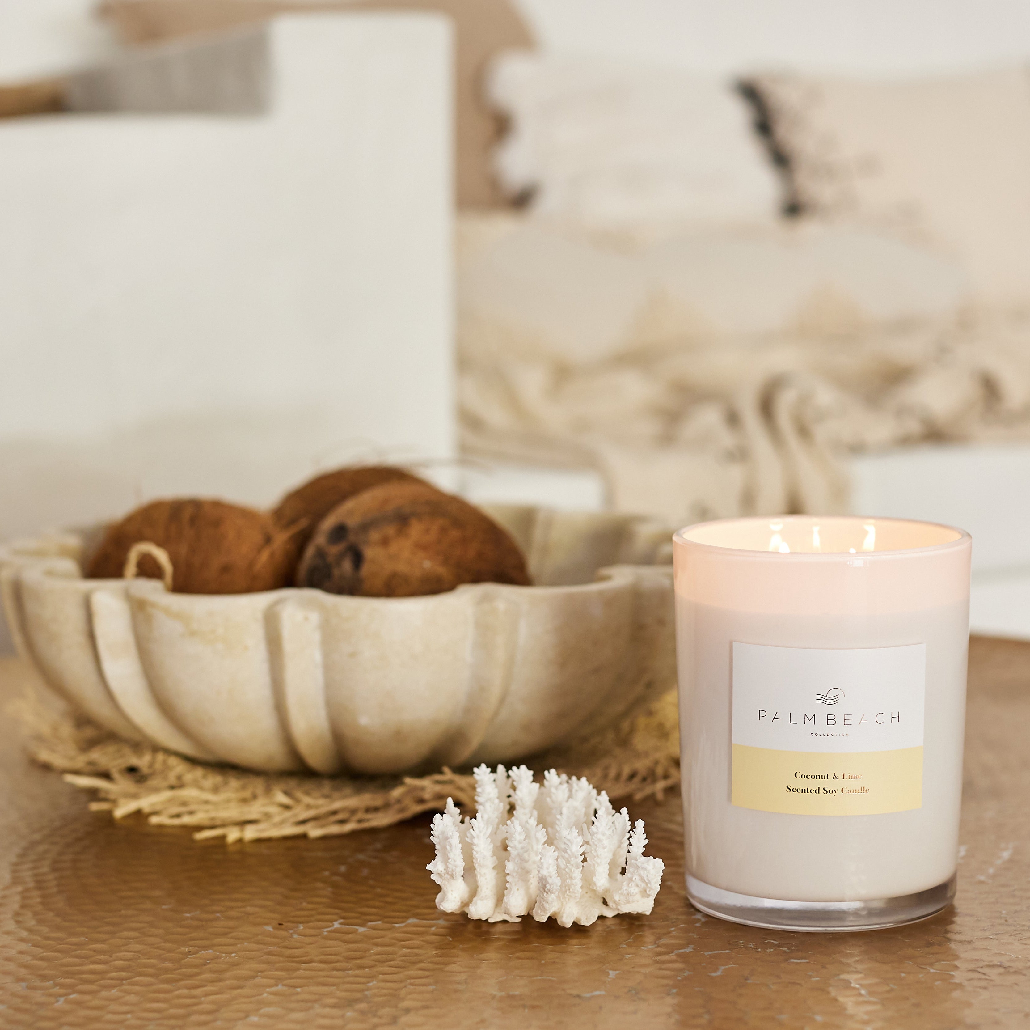 Coconut & Lime 850g Deluxe Candle