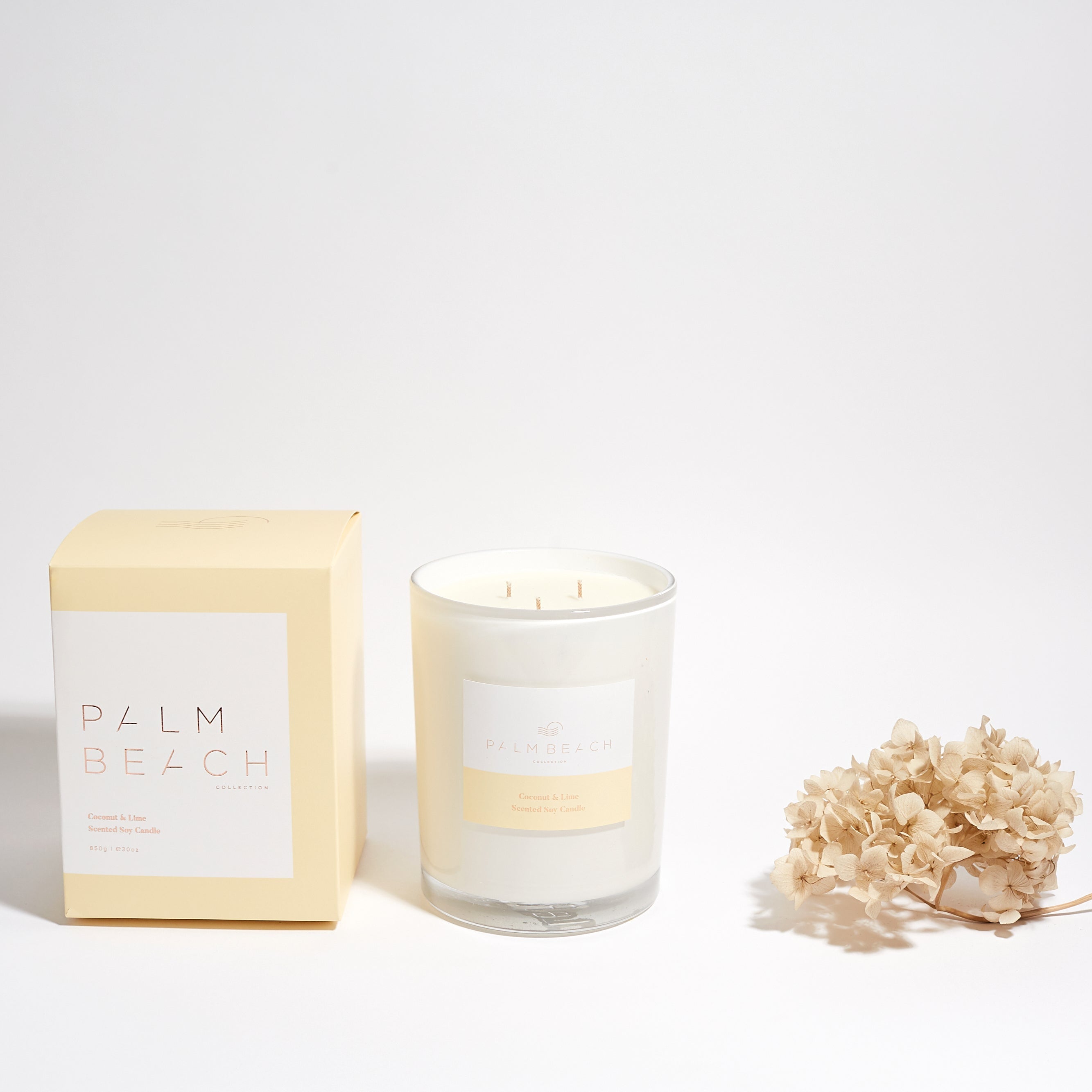 Coconut & Lime 850g Deluxe Candle