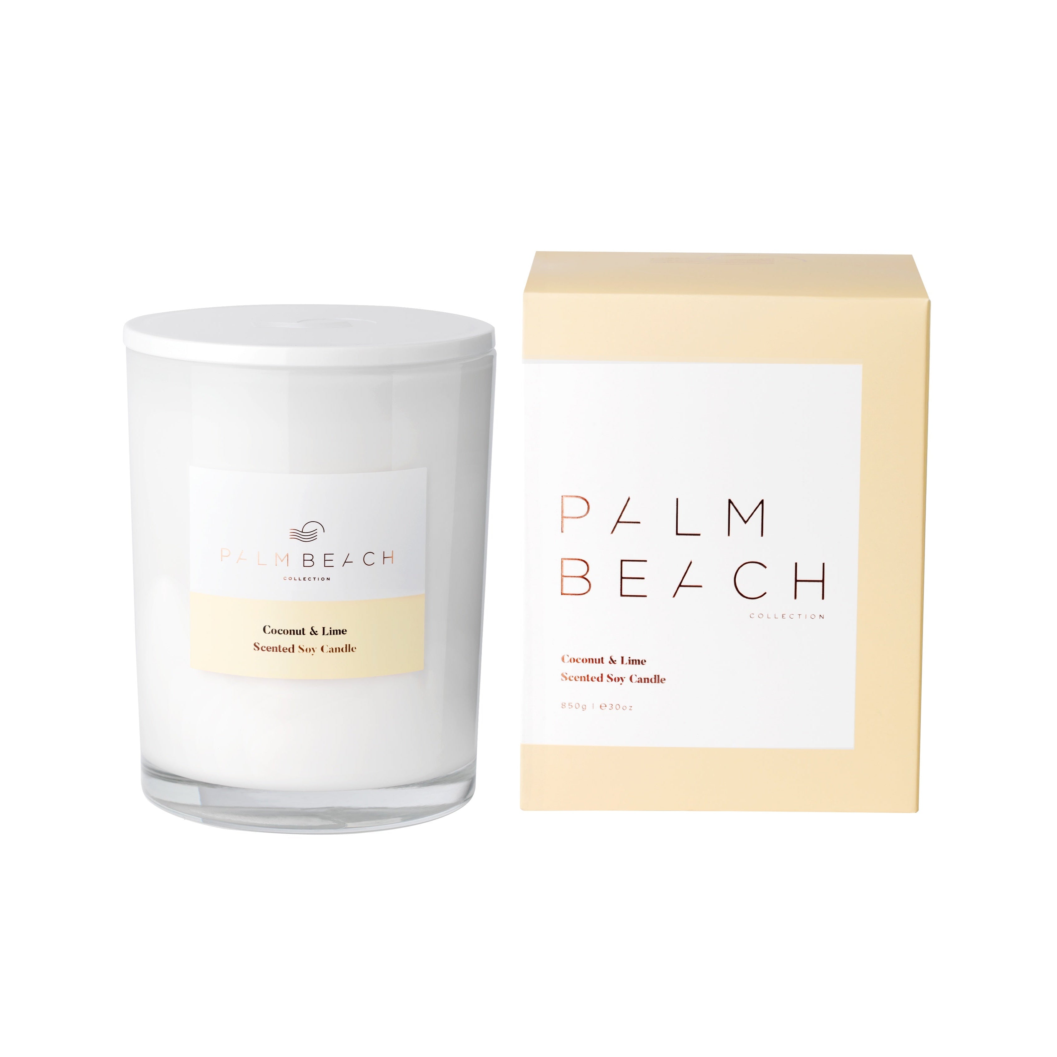 Coconut & Lime 850g Deluxe Candle