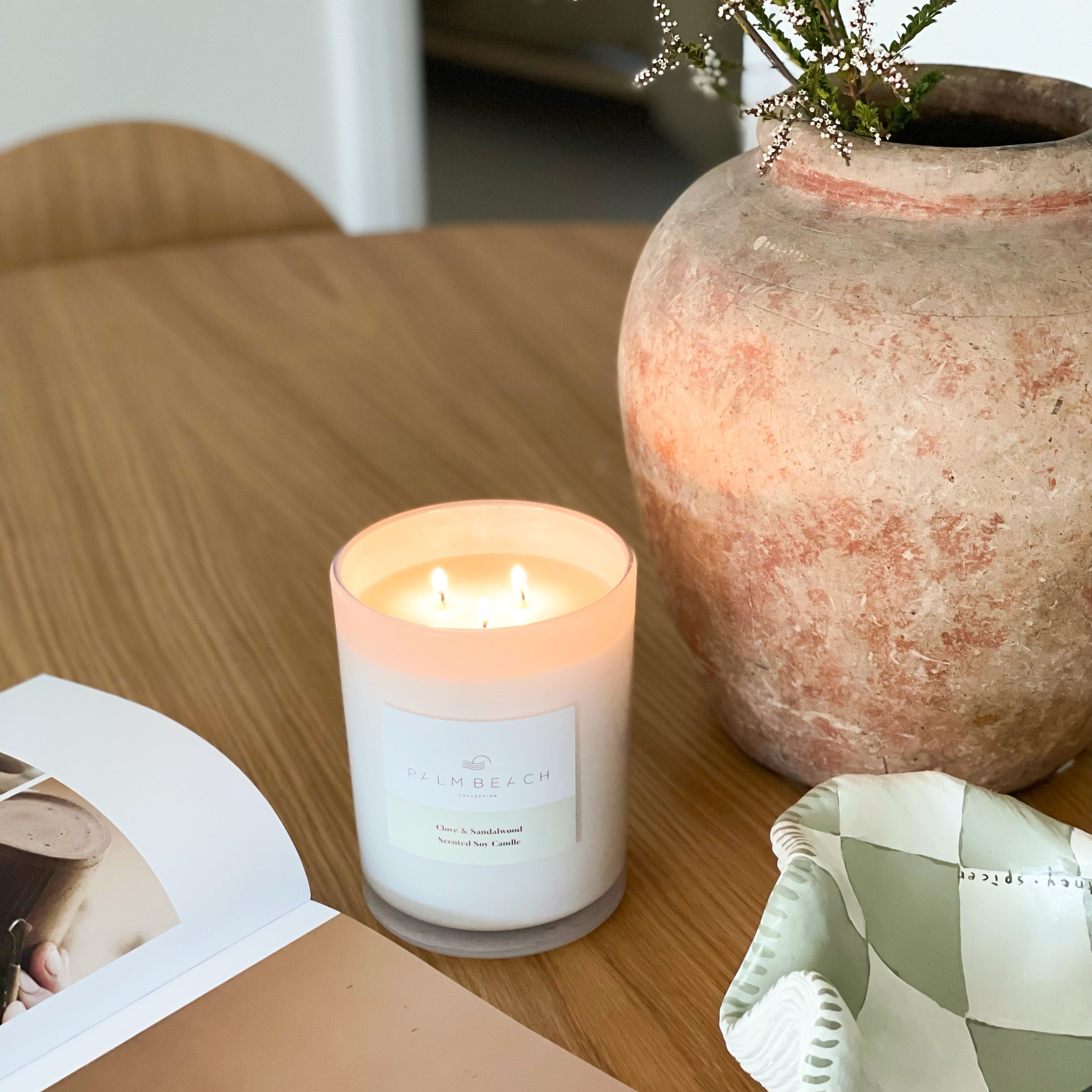 Clove & Sandalwood 850g Deluxe Candle
