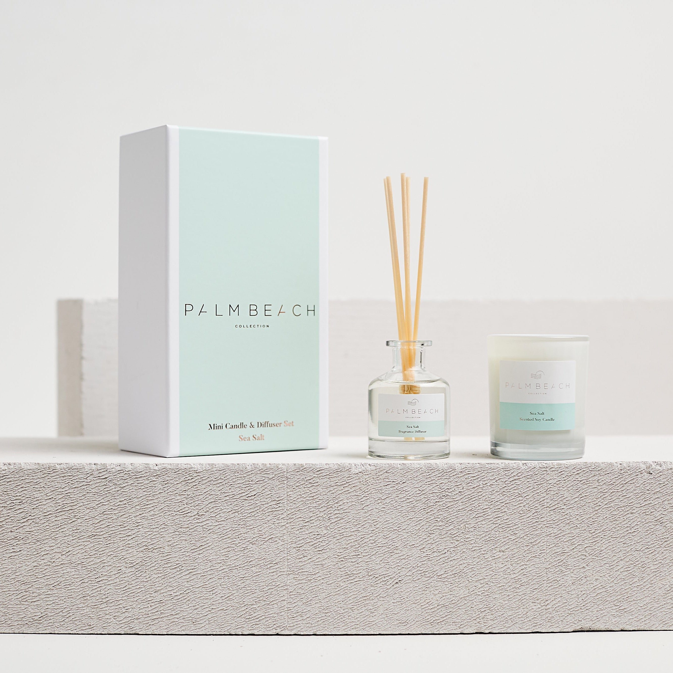Sea Salt Mini Candle & Diffuser Pack