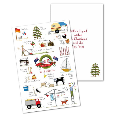 'Christmas In Australia' Christmas Card