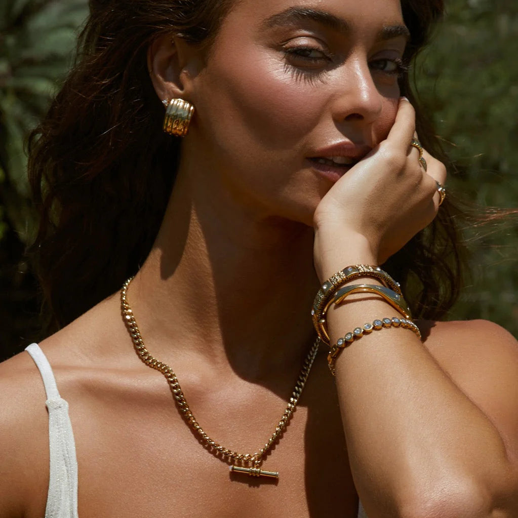 Pascale Mother of Pearl Necklace | Gold