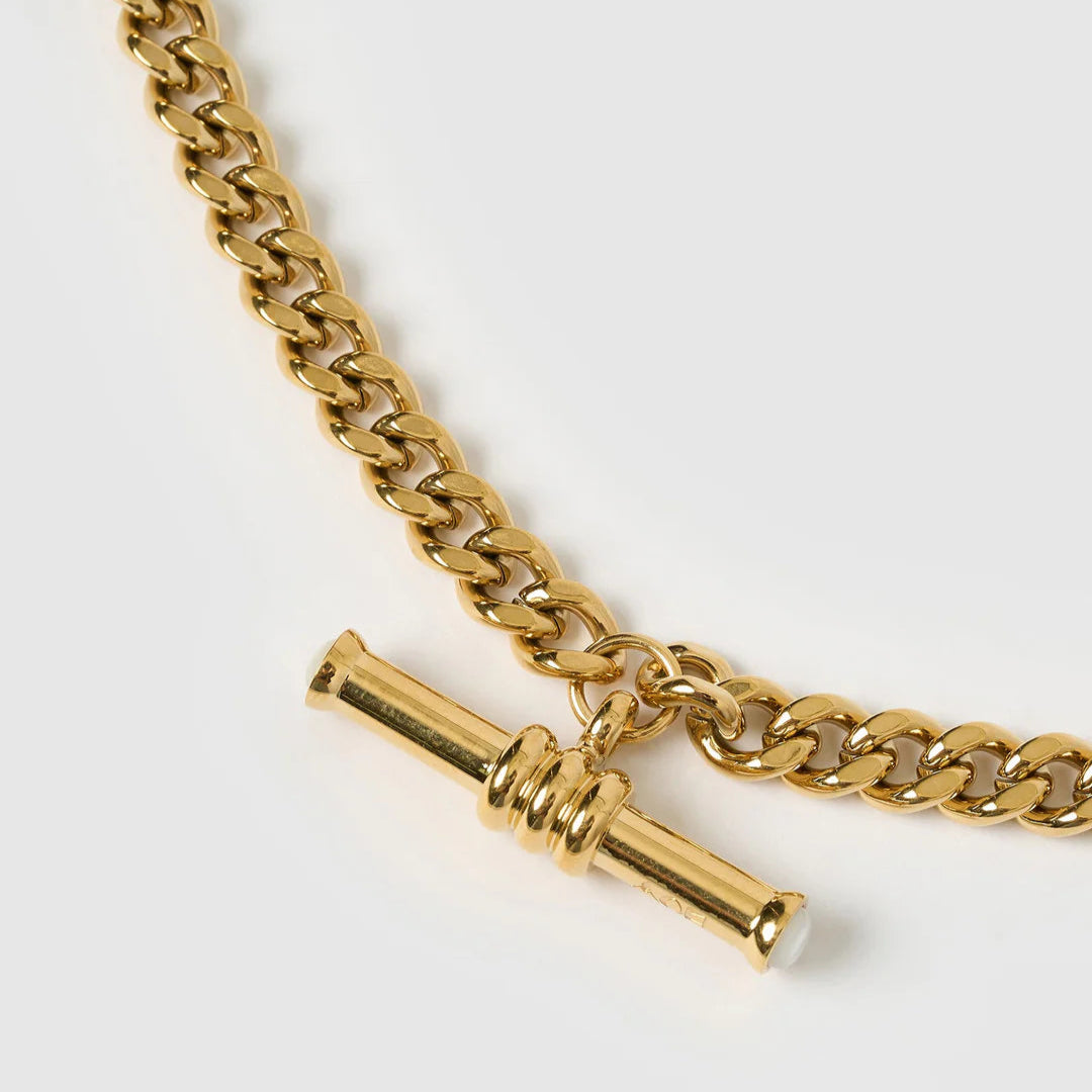 Pascale Mother of Pearl Necklace | Gold