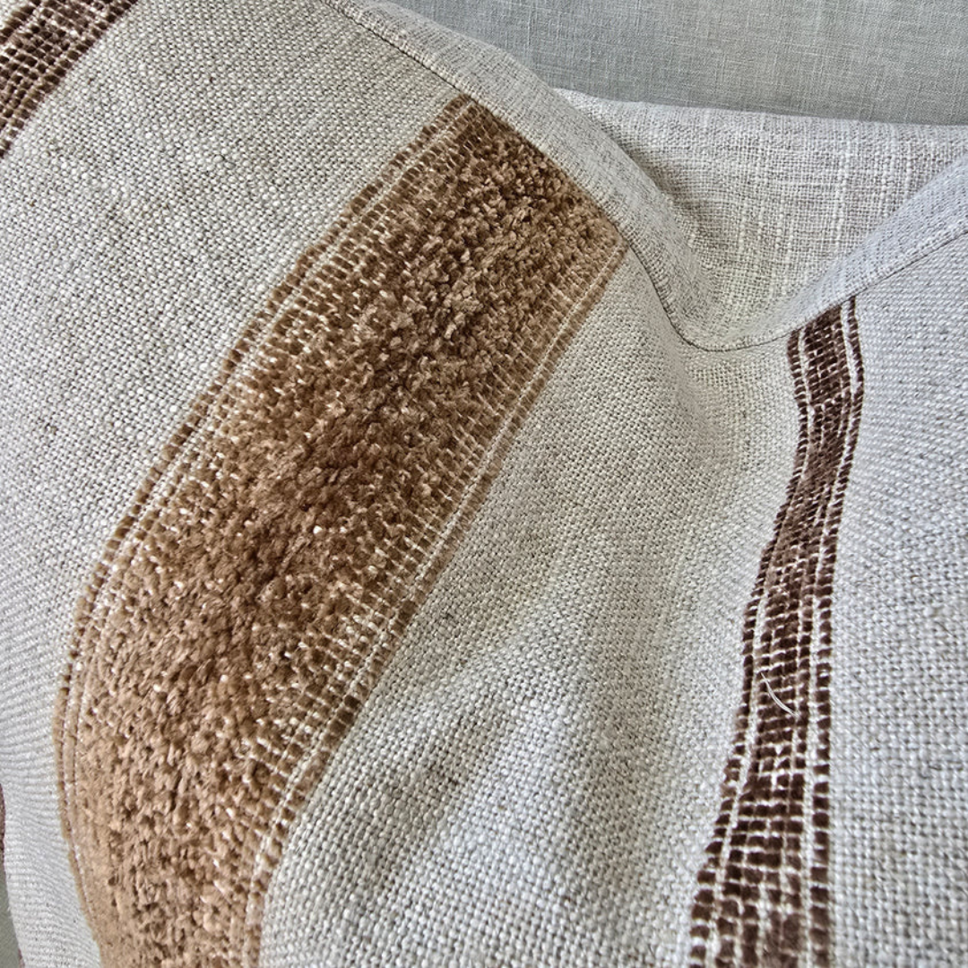 Sadie Natural & Cinnamon Cushion