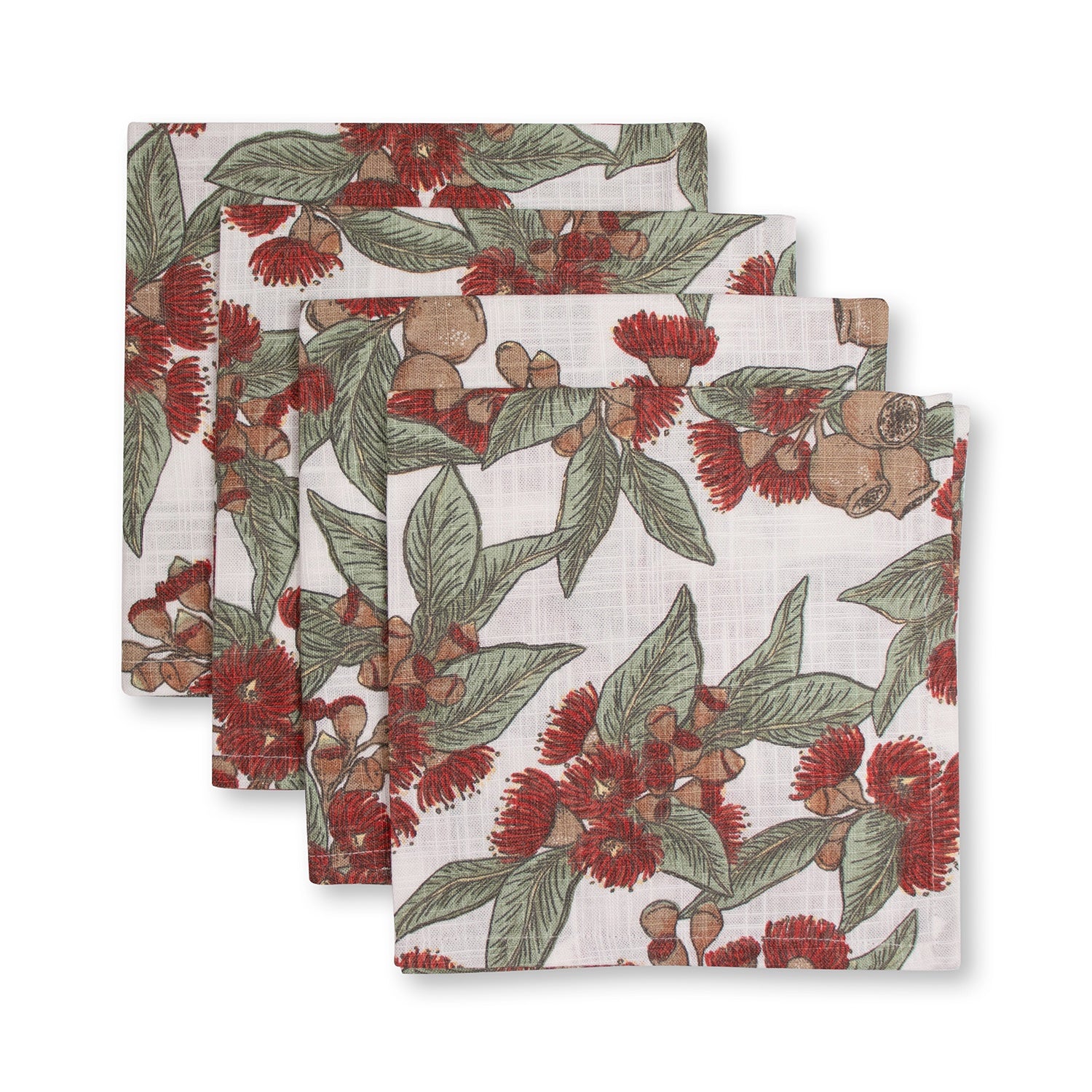 Red Natalie Napkin | Set 4