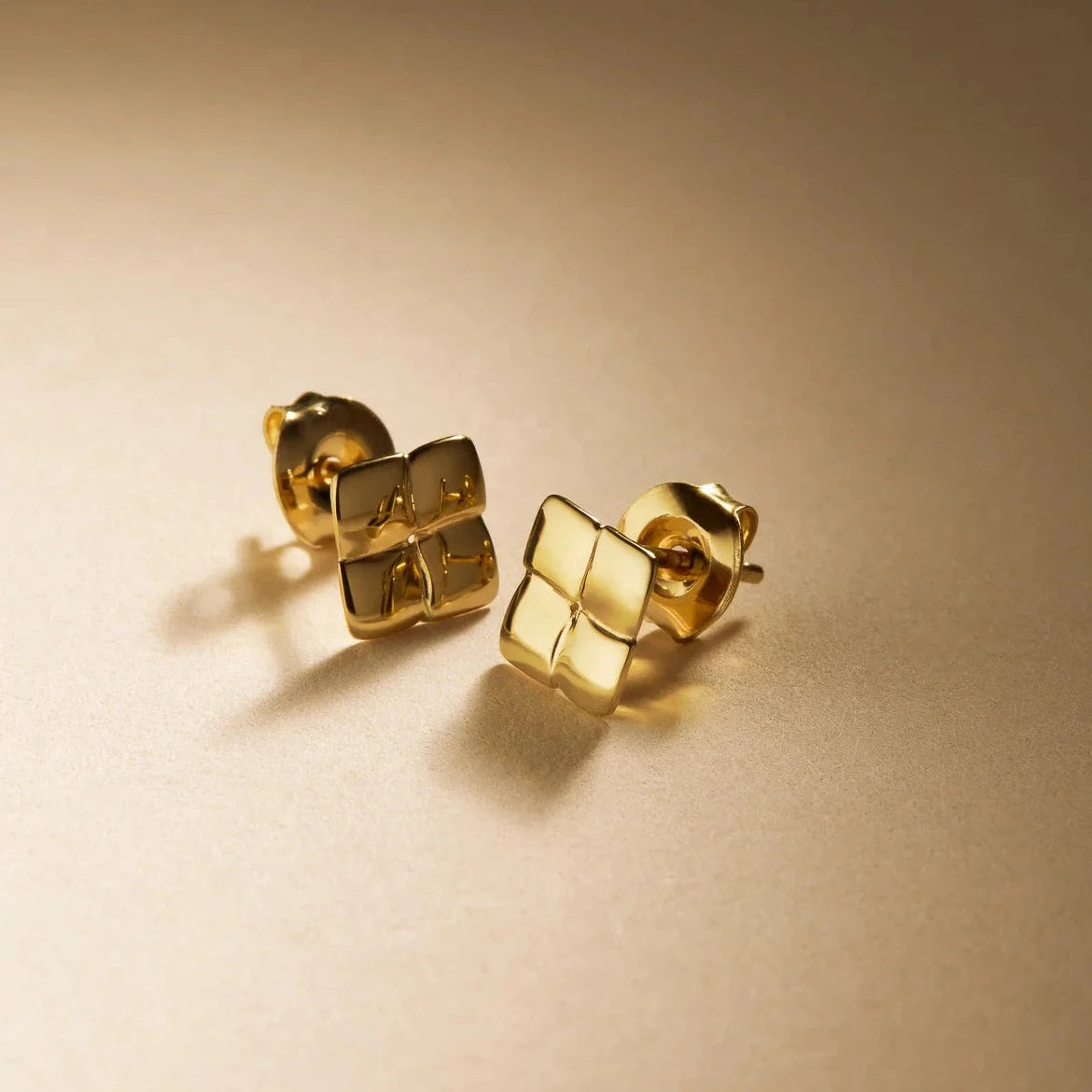 Weave Studs | Gold