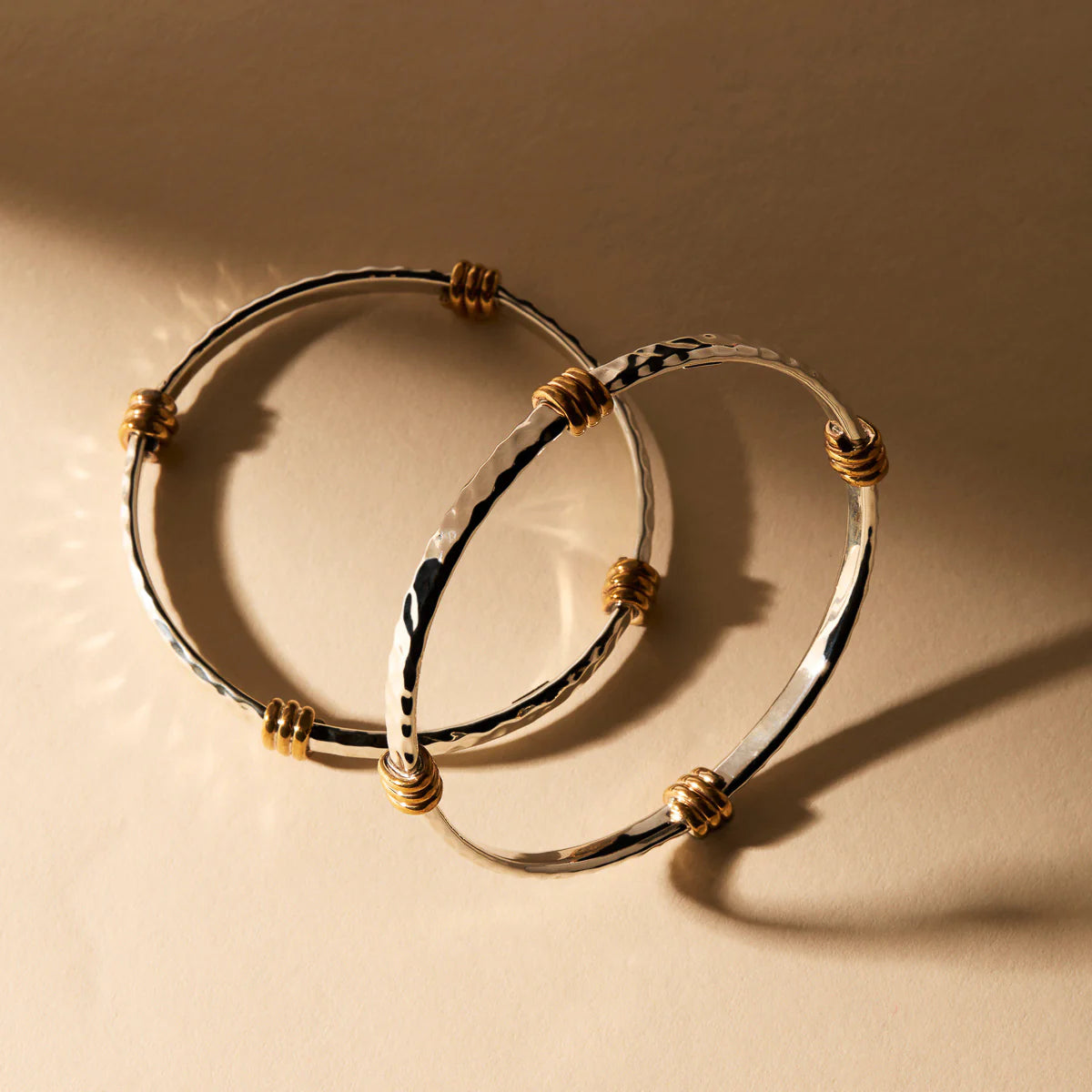 Tumbaga Amarres Bangle | Silver + Gold