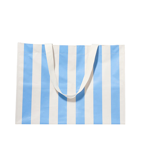 Carryall Beach Bag | Le Weekend | Mid Blue Cream
