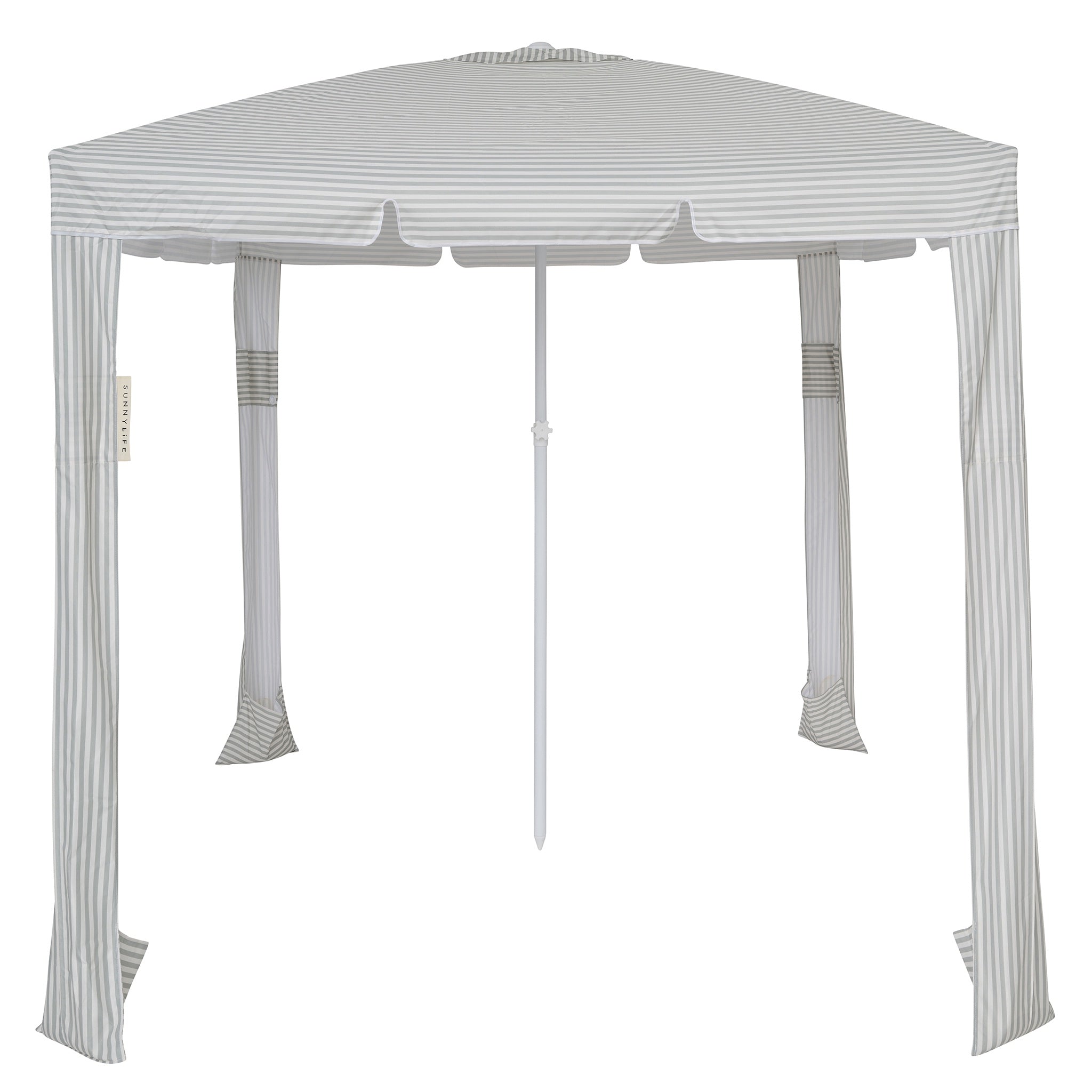 Beach Cabana Sea Sage Stripe