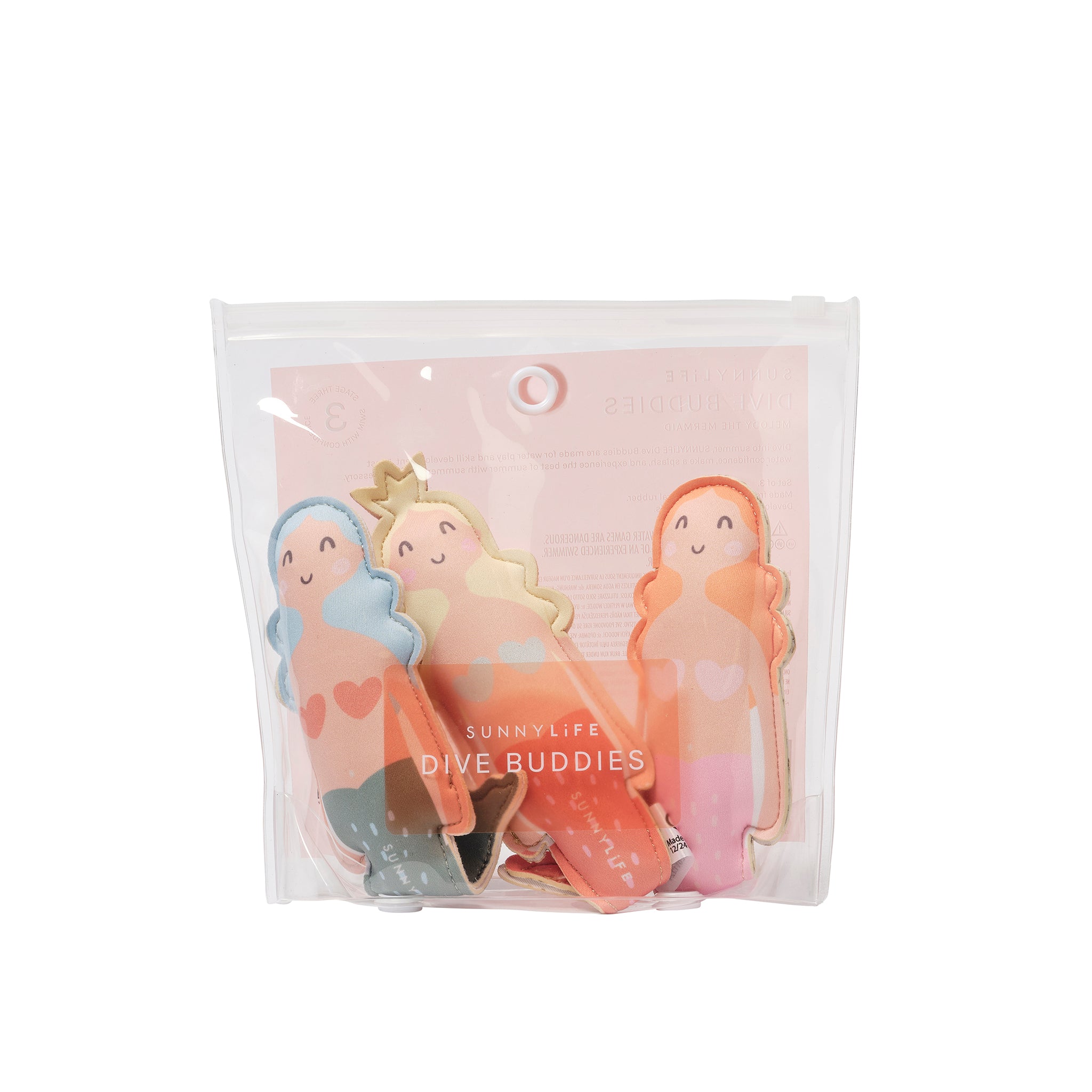 Dive Buddies Melody the Mermaid Multi Set of 3