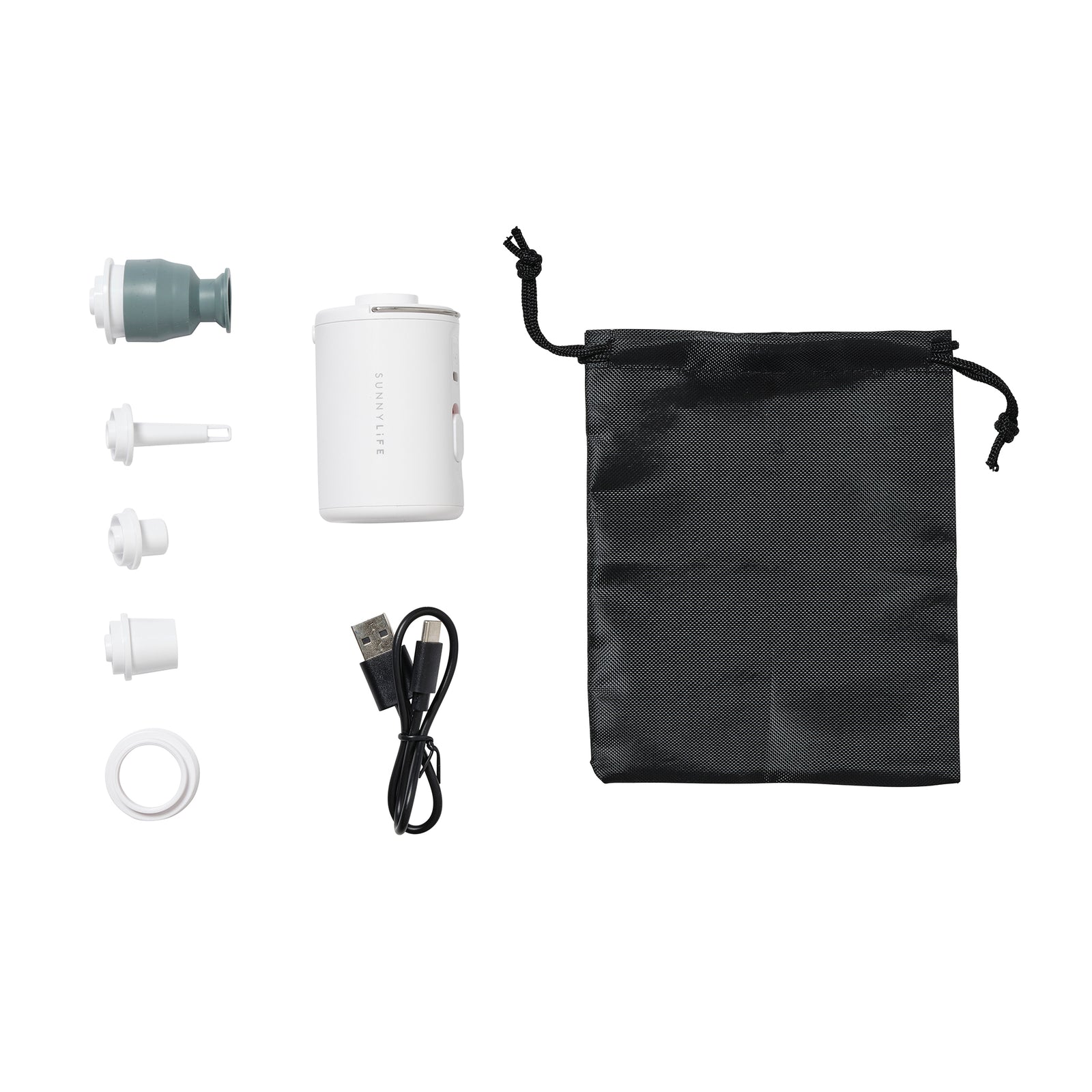 Electric Air Pump Universal White