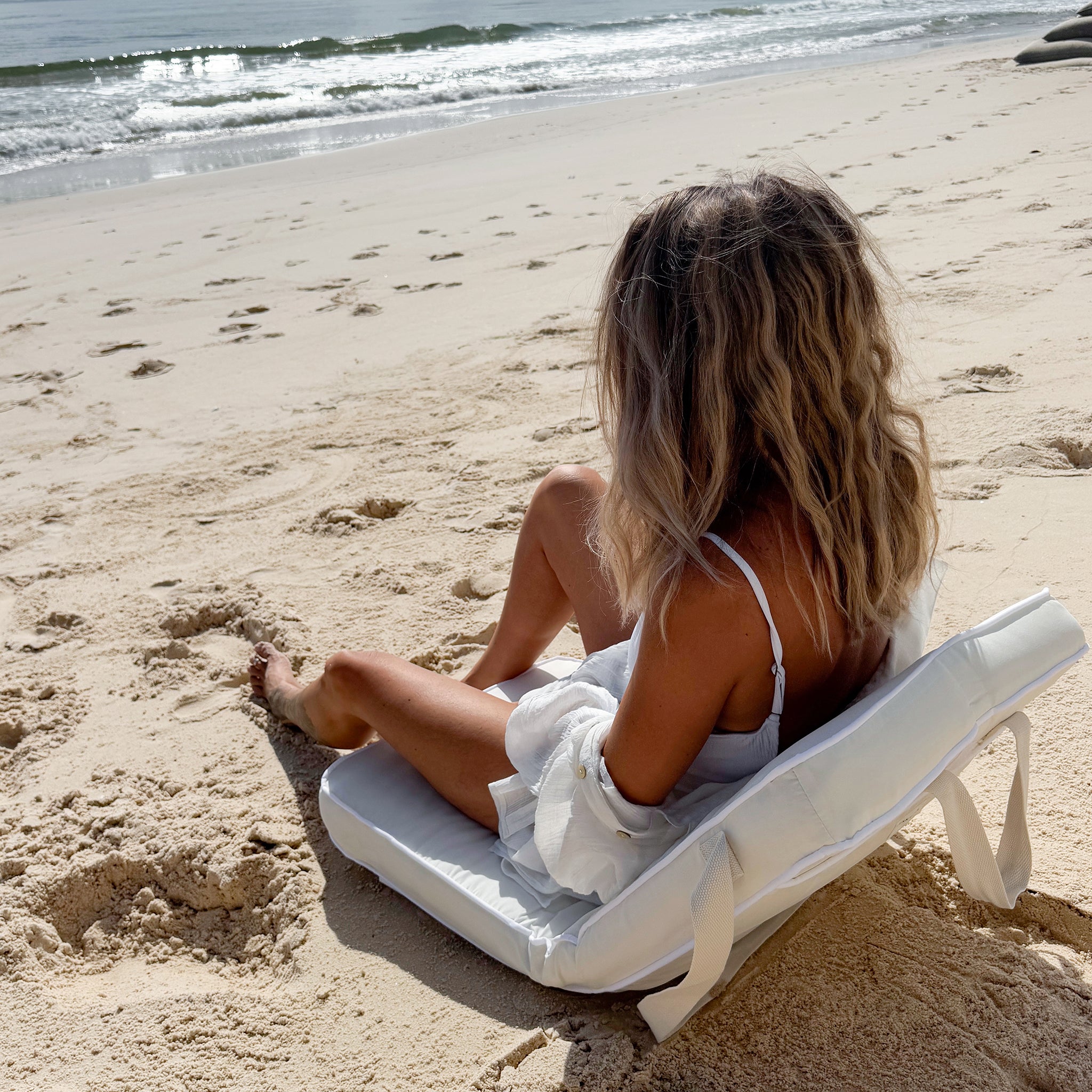 Take Anywhere Folding Chair Casa Cream