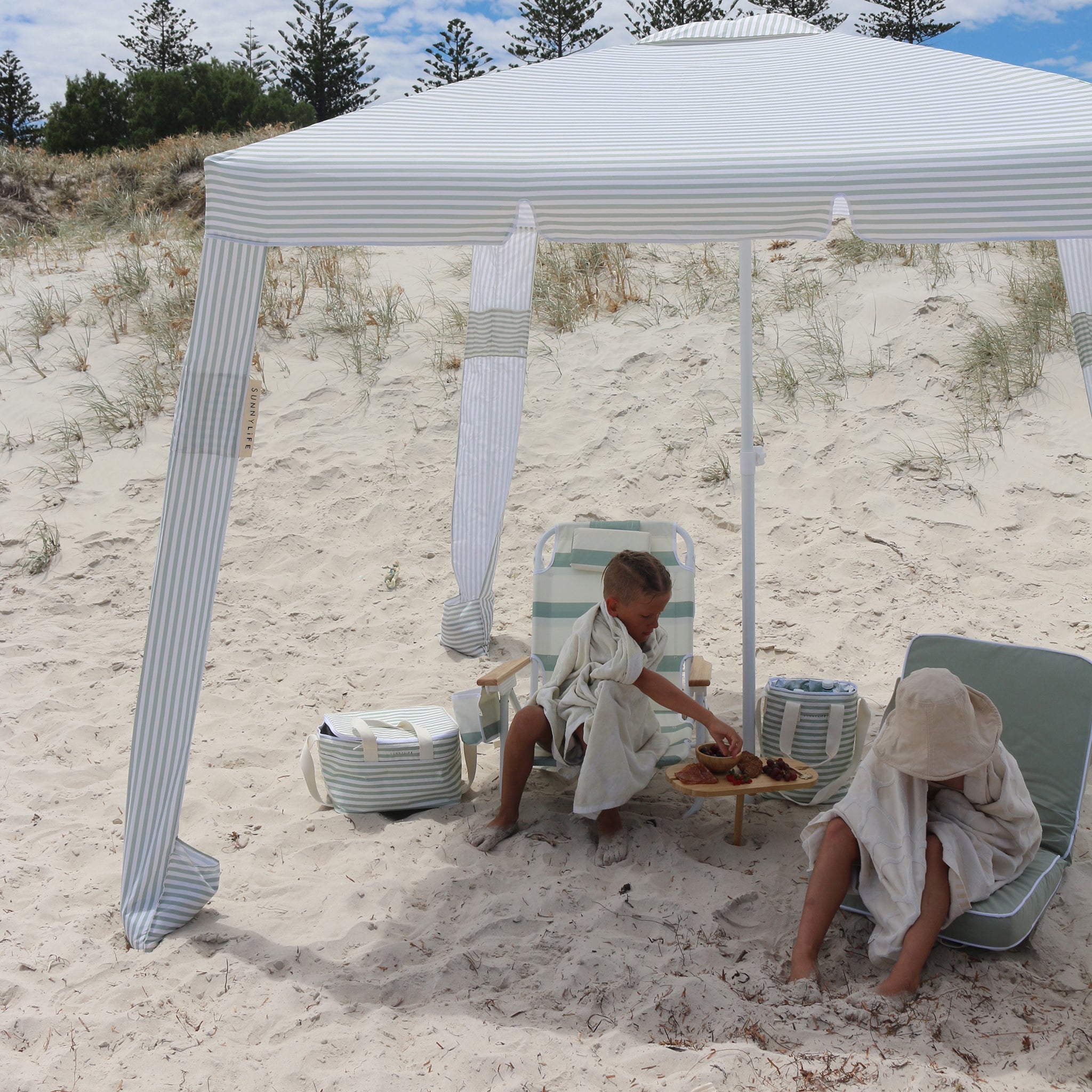 Take Anywhere Folding Chair Sea Sage