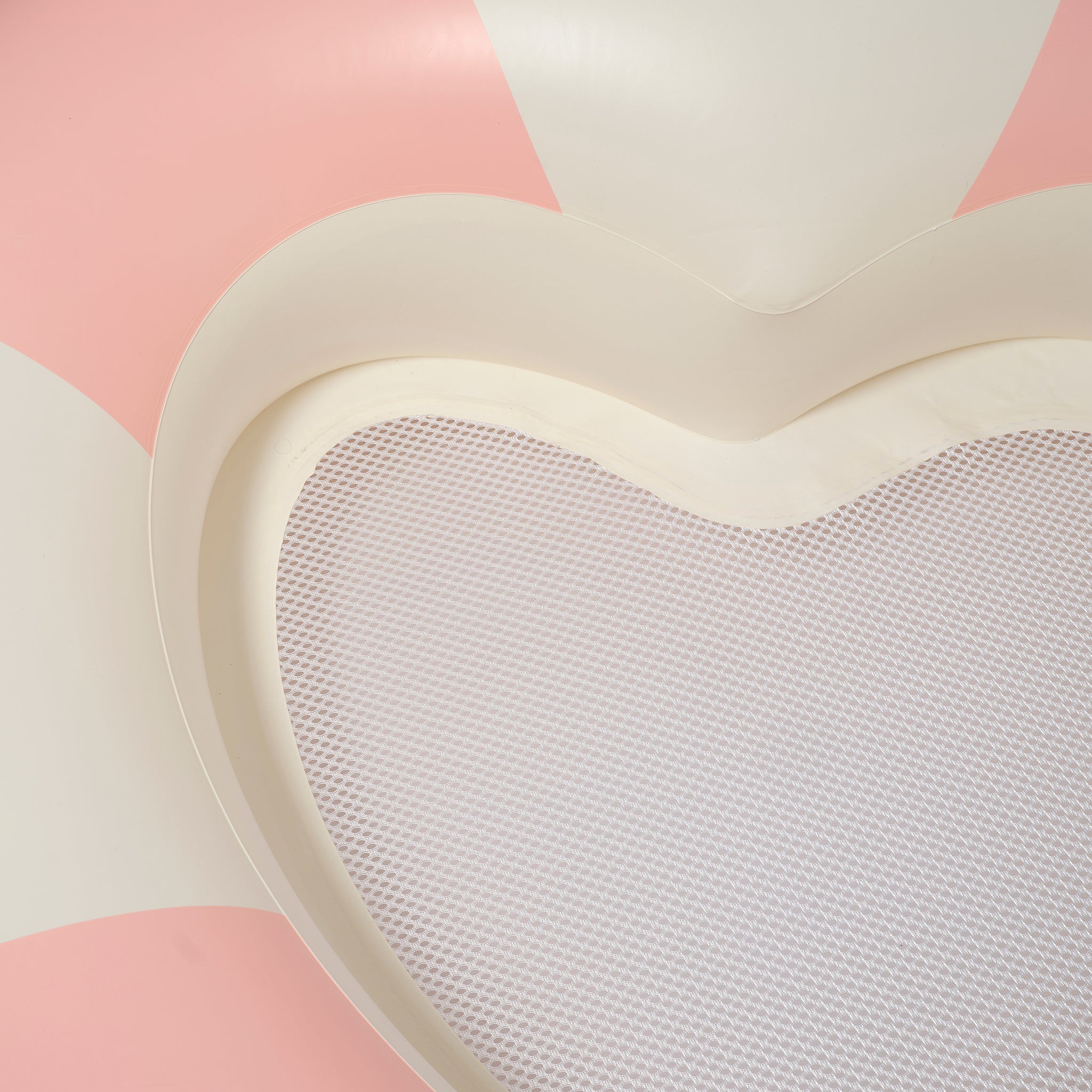 Luxe Tube Pool Ring Stole My Heart Pink Stripe