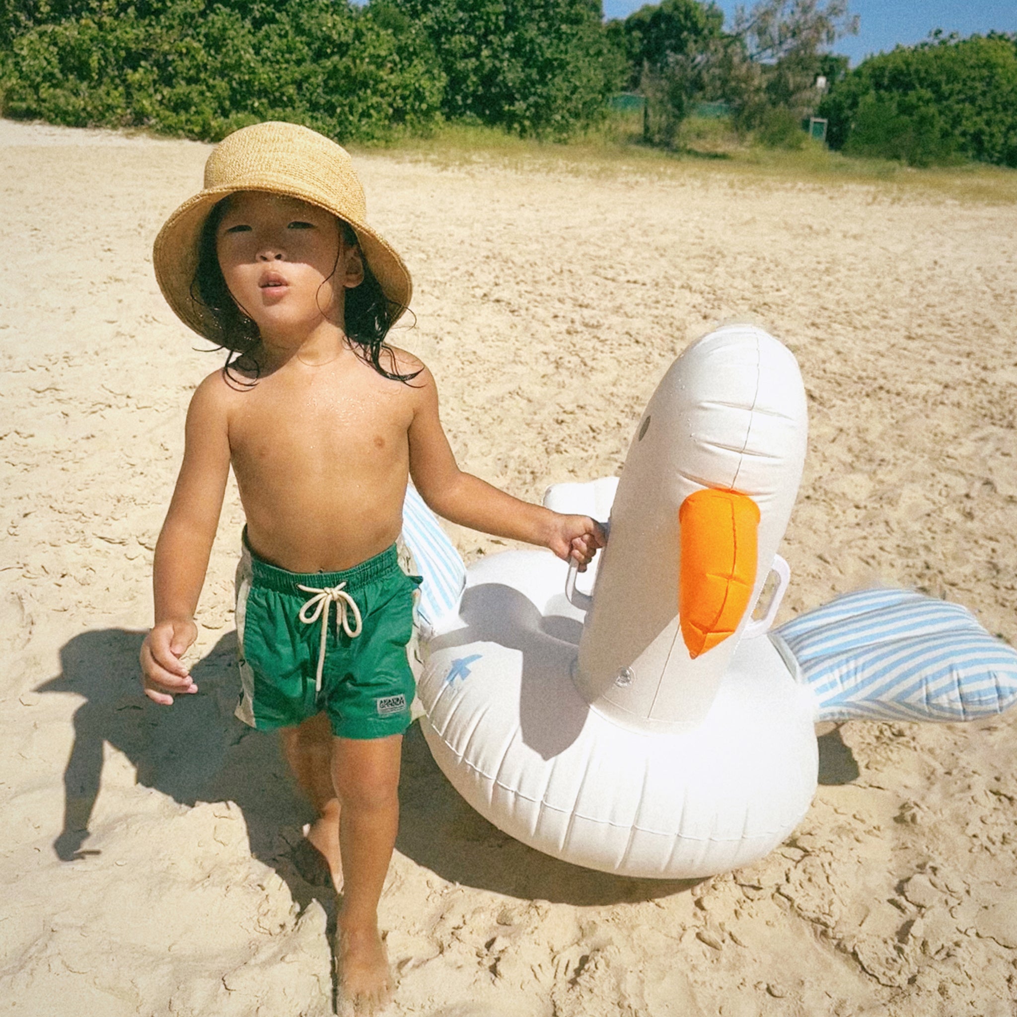Kids Ride-On Sammy the Seagull Blue Stripe