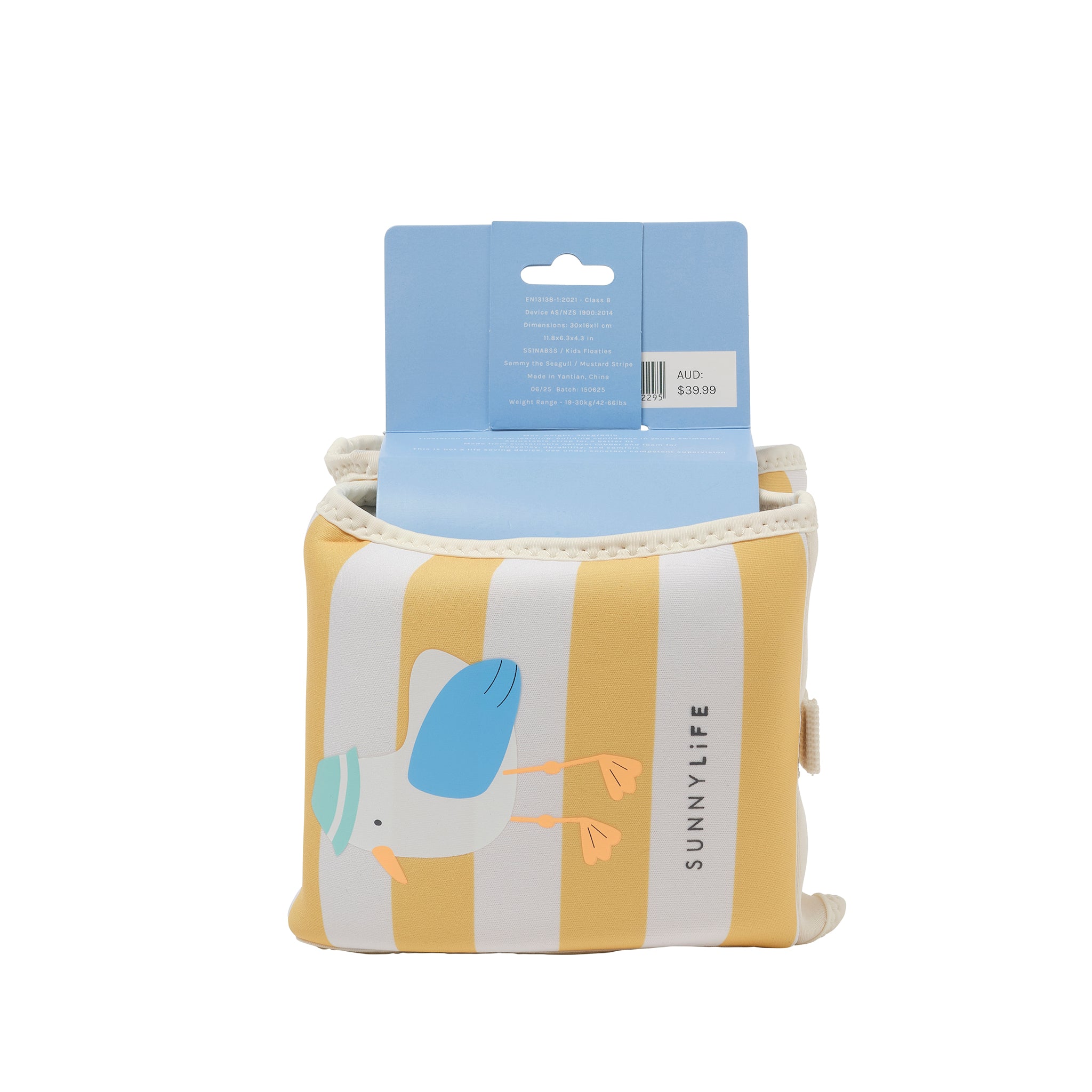 Kids Floaties Sammy the Seagull Mustard Stripe