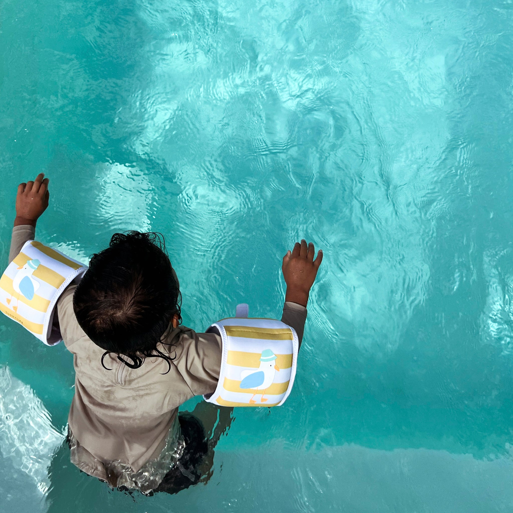 Kids Floaties Sammy the Seagull Mustard Stripe