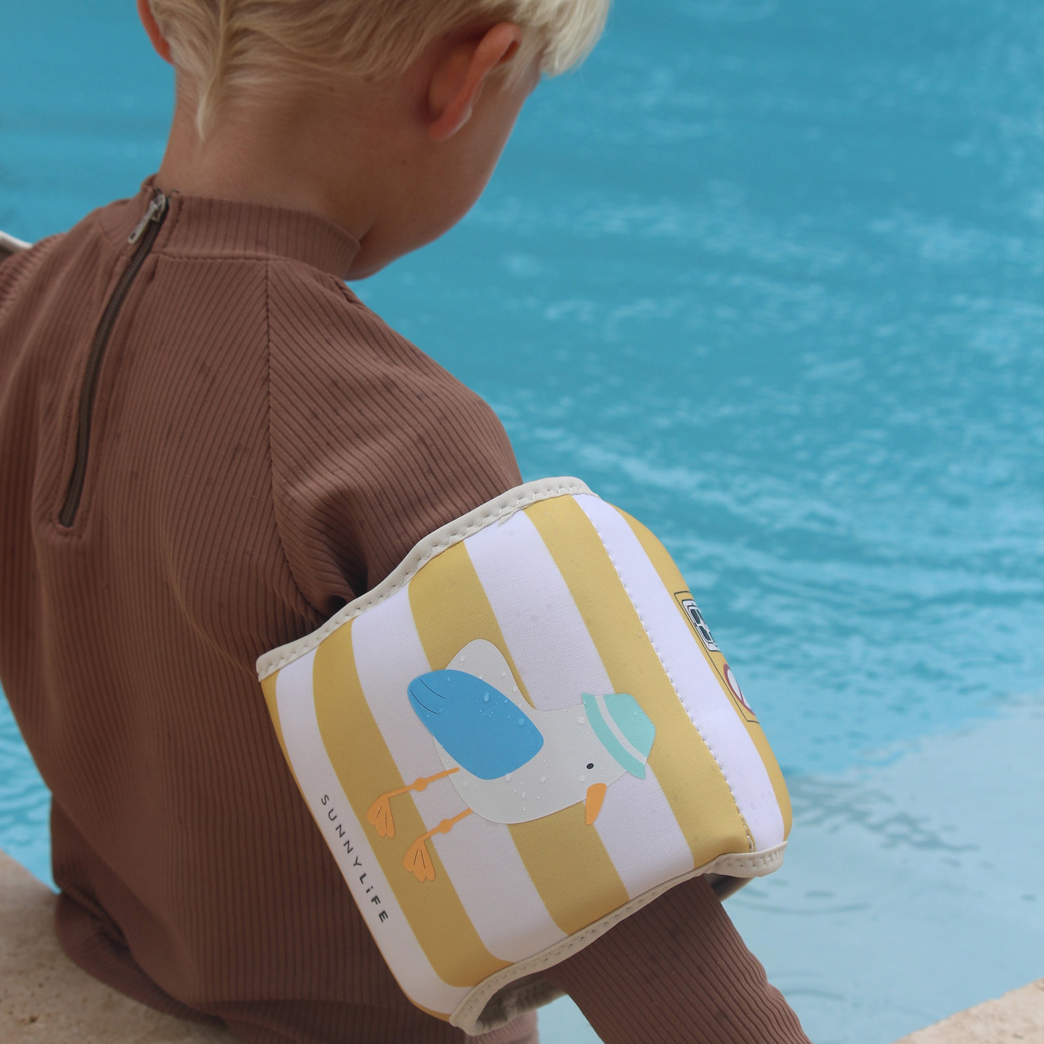 Kids Floaties Sammy the Seagull Mustard Stripe