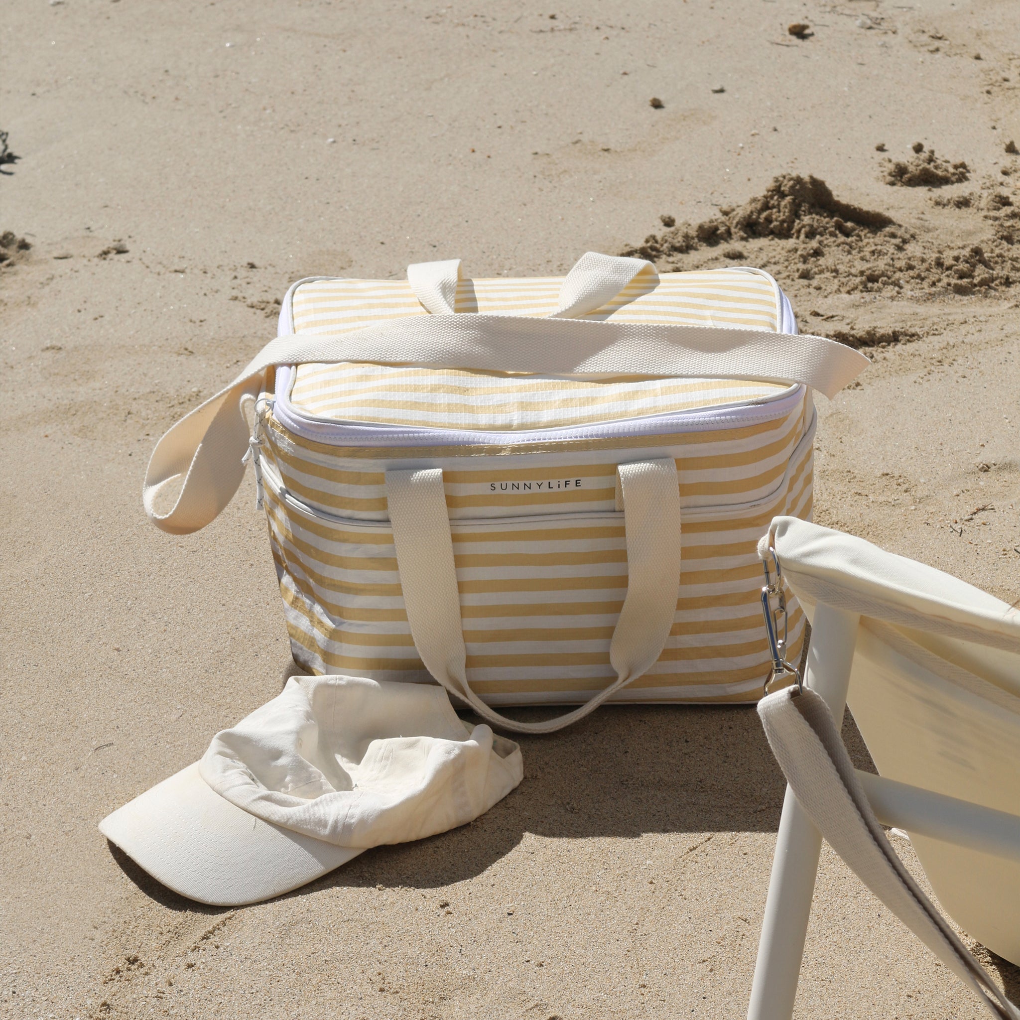 Light Cooler Bag Butternut Stripe