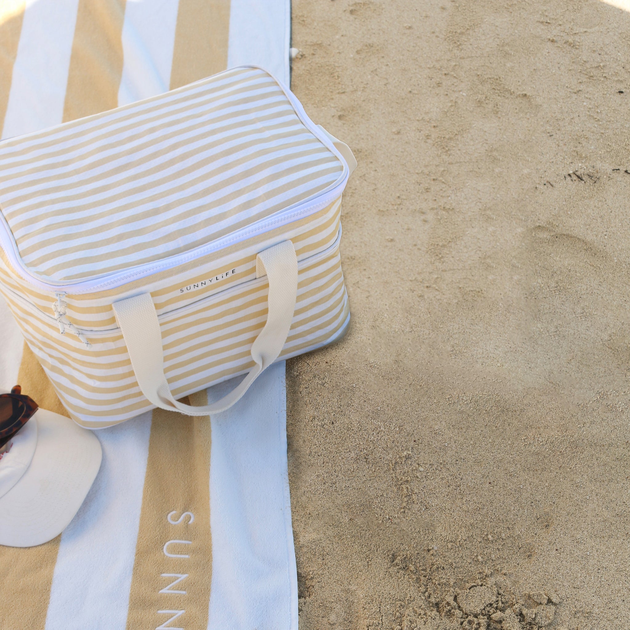 Light Cooler Bag Butternut Stripe