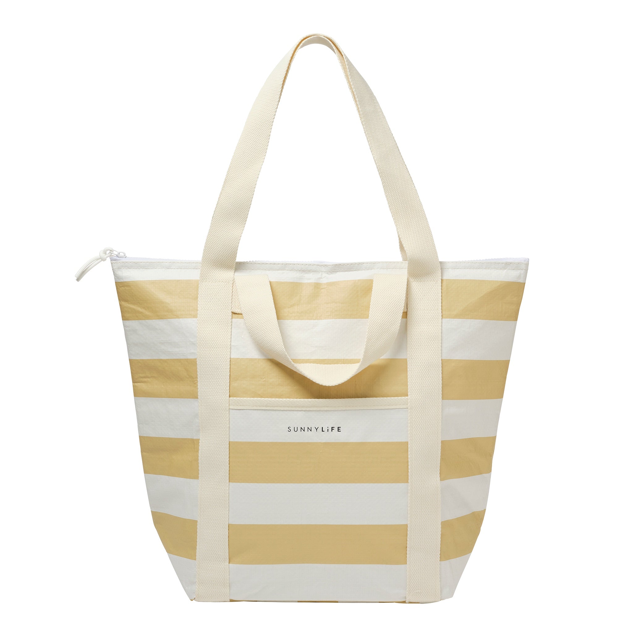 Light Cooler Tote Butternut Stripe