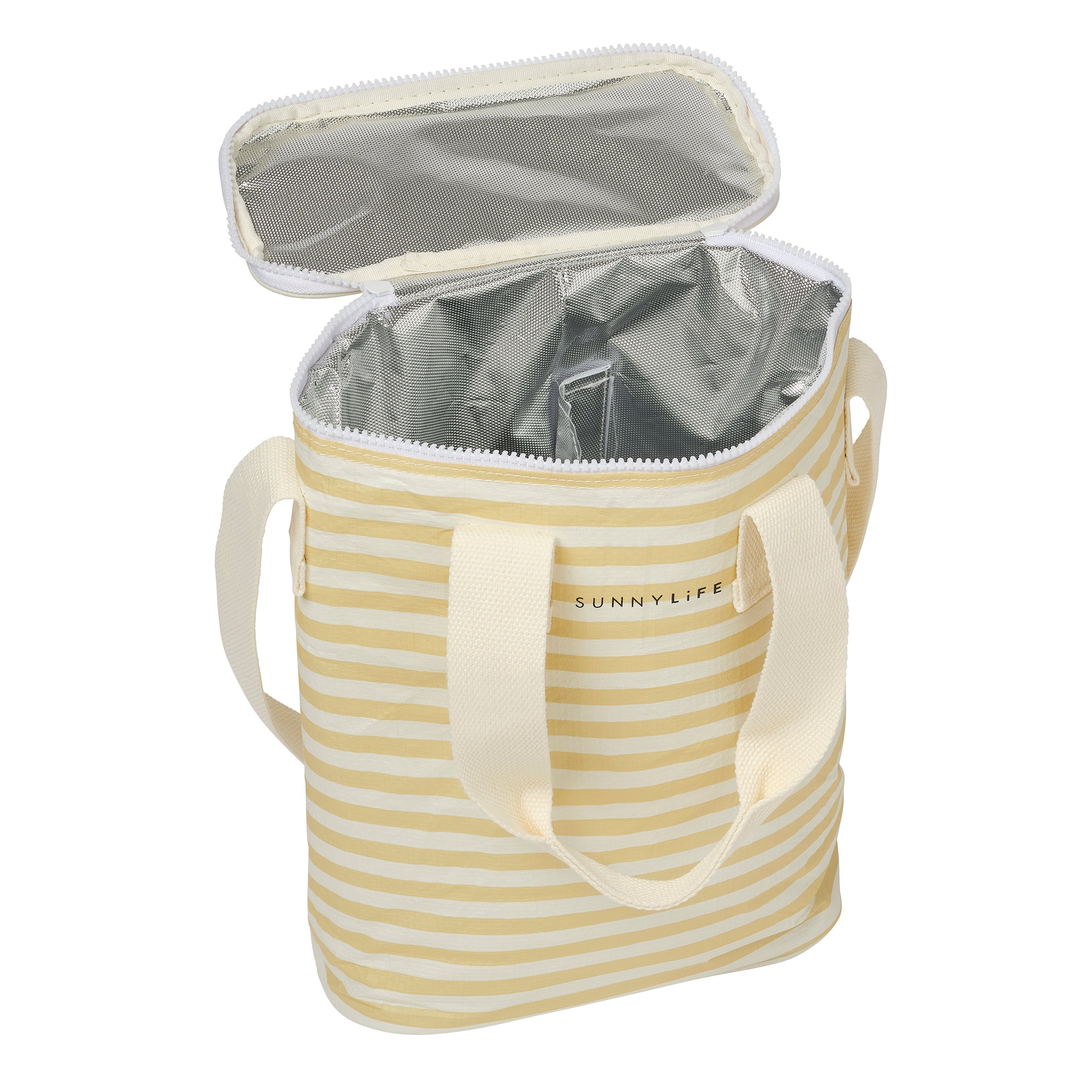 Light Cooler Drinks Bag Butternut Stripe