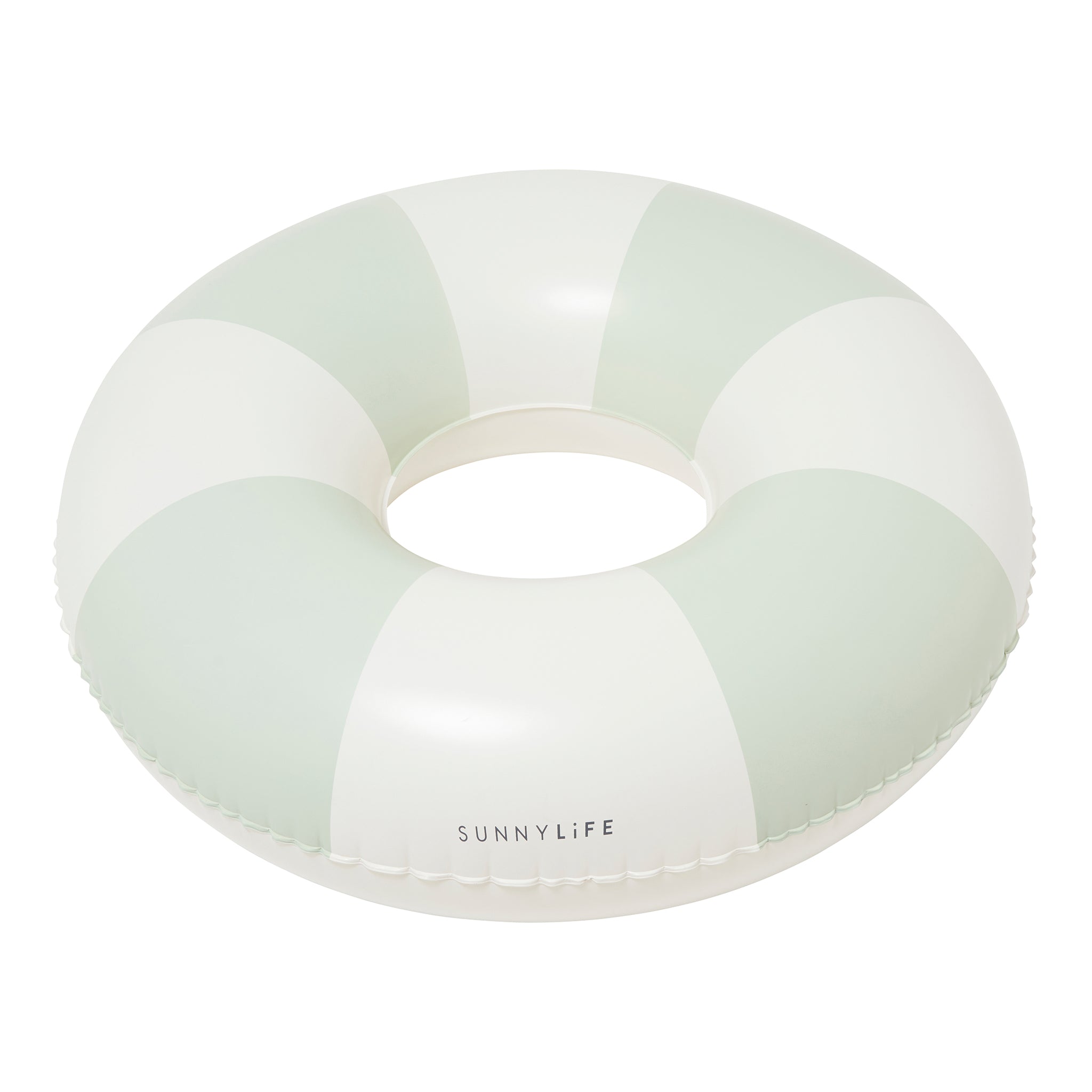 Tube Pool Ring The Vacay Soft Olive Stripe