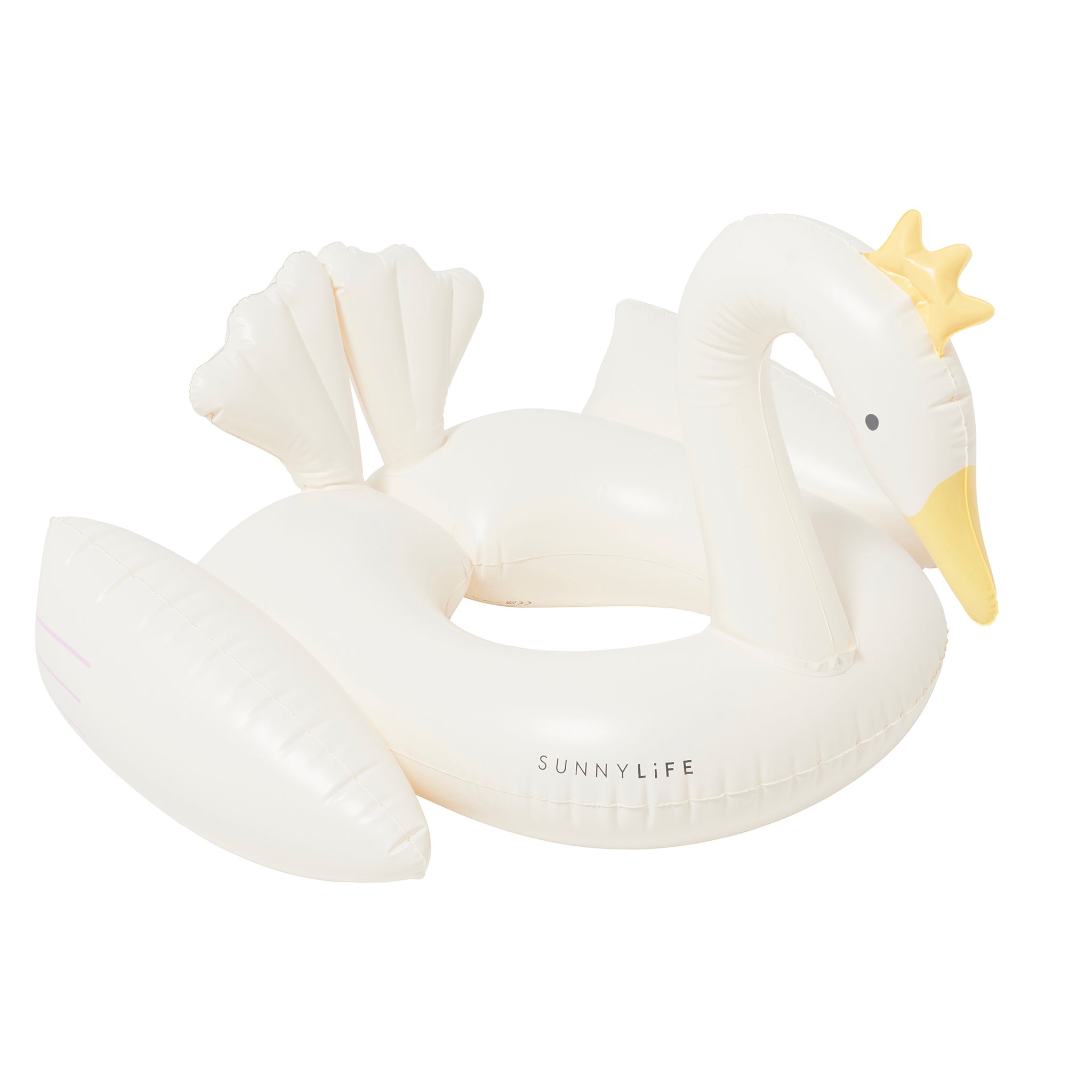 Kids Tube Pool Ring Princess Swan Multi