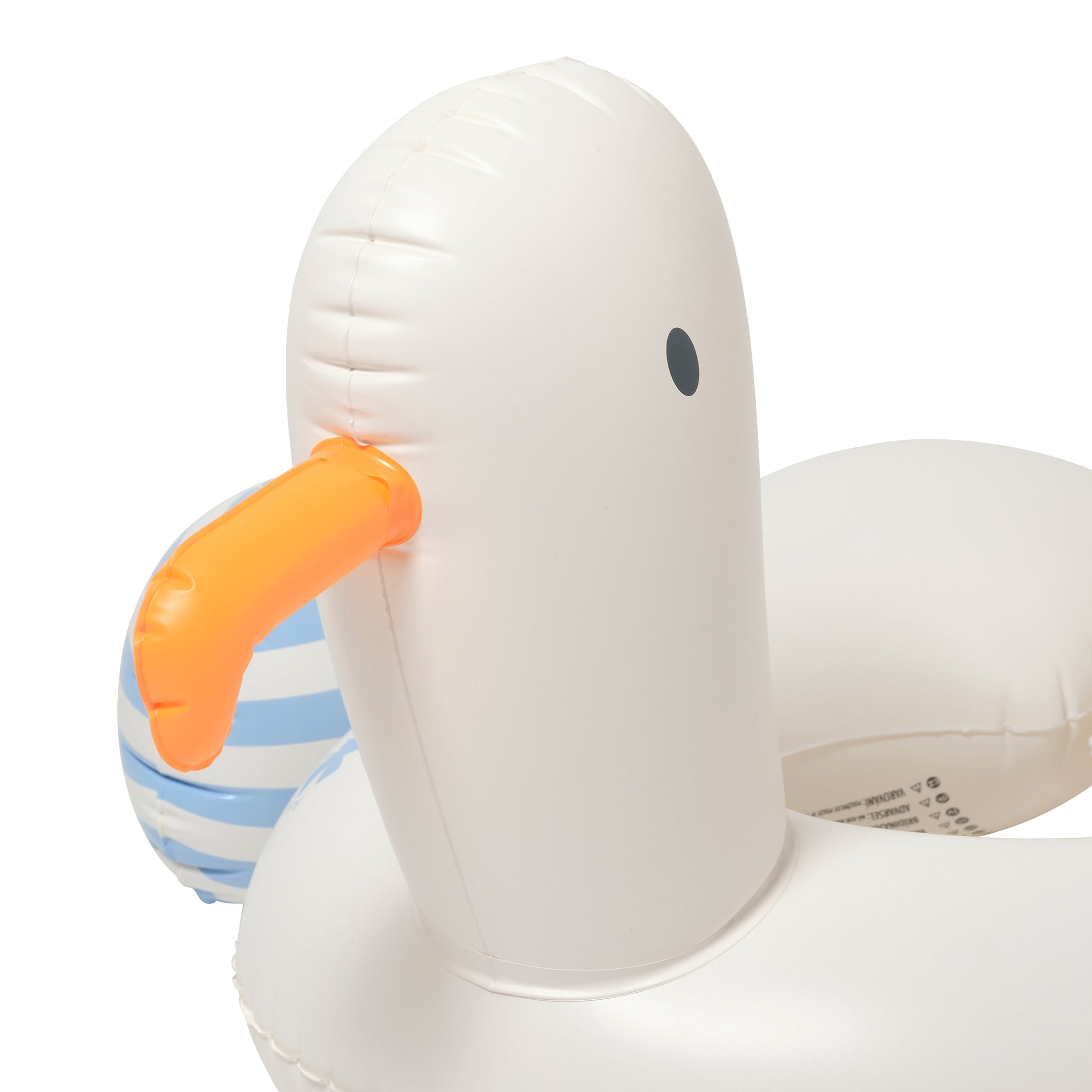 Kids Tube Pool Ring Sammy the Seagull Blue Stripe