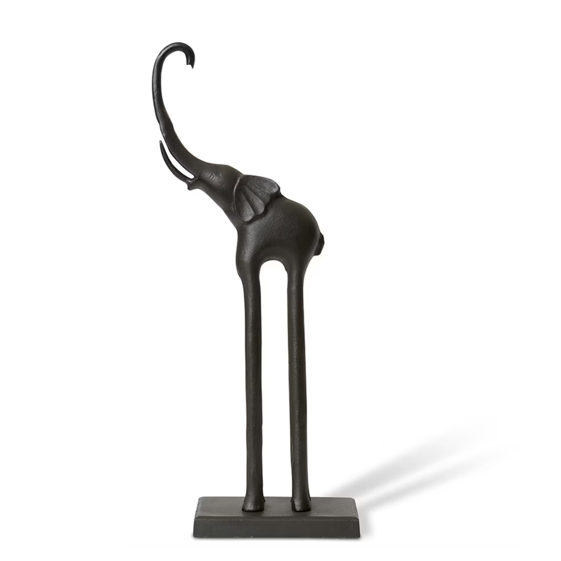 Elephant Large Sculpture | Black