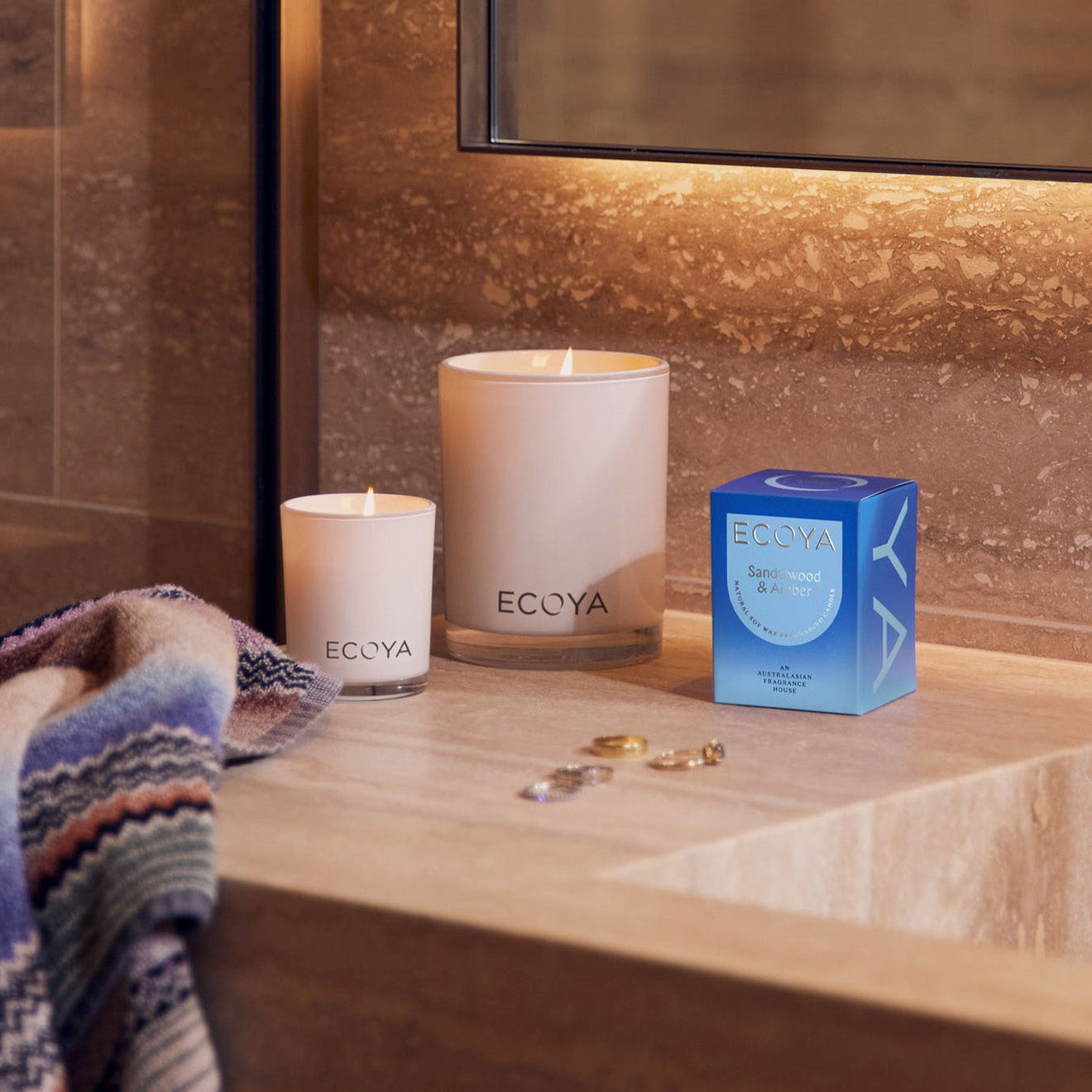 Sandalwood & Amber Mini Madison Candle