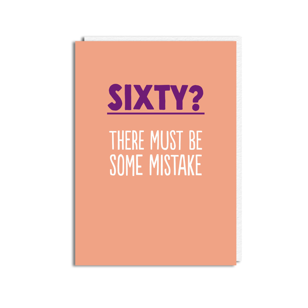 '60 Mistake Honesty' Card