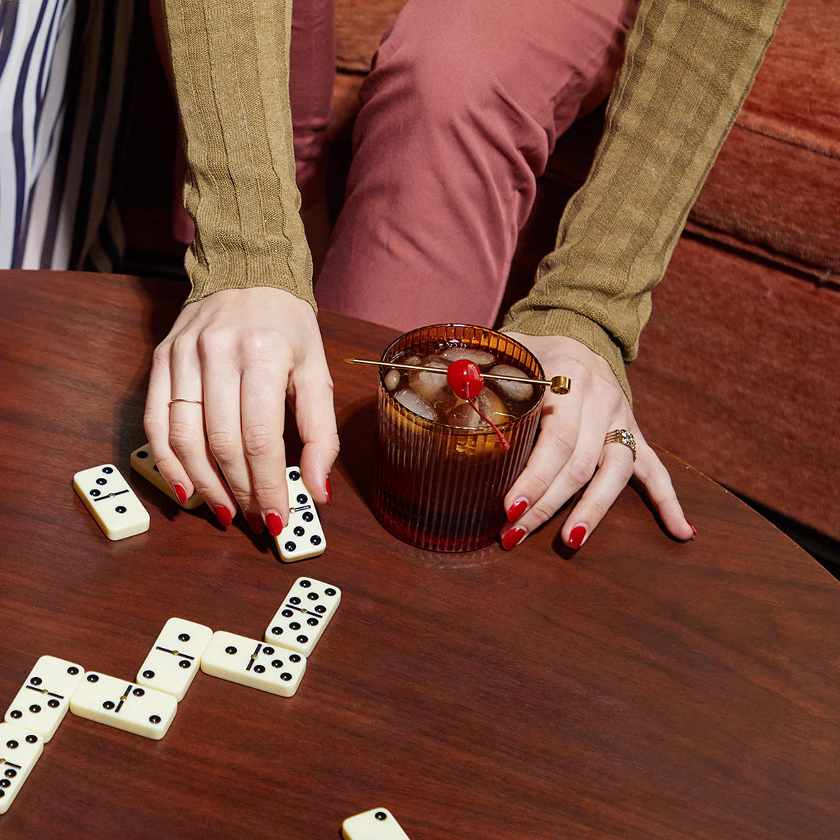 The Scout Lowball Glass | Set of 2 Amber
