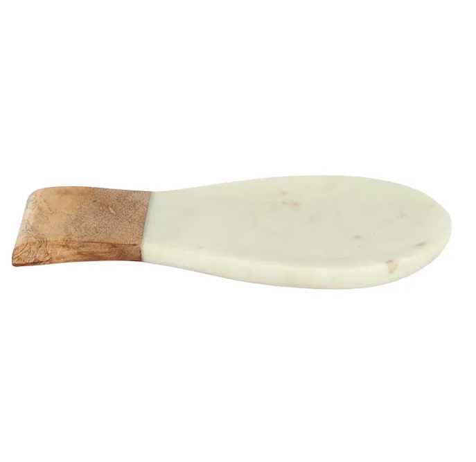 Spoon Rest Marble/Wood | White/Nat