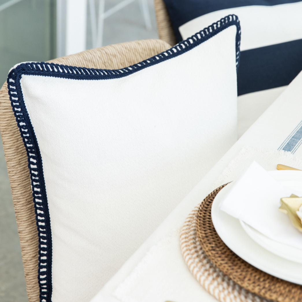 Santorini Blanc Cushion