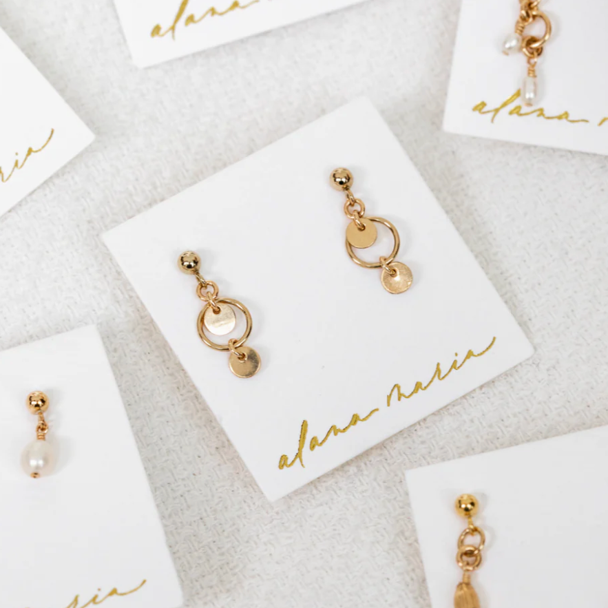 Aida Earrings | Gold