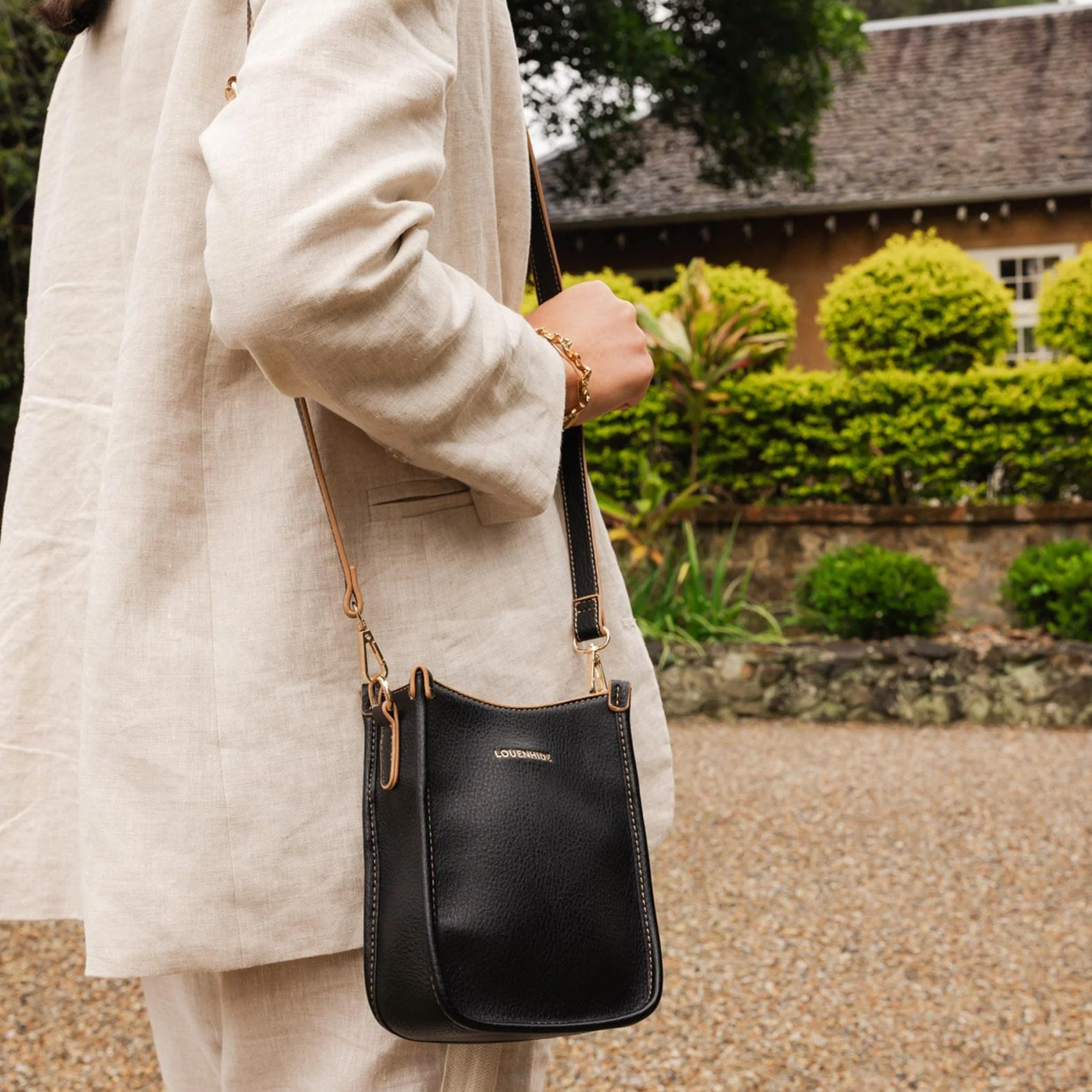Parker Phone Crossbody Bag | Black